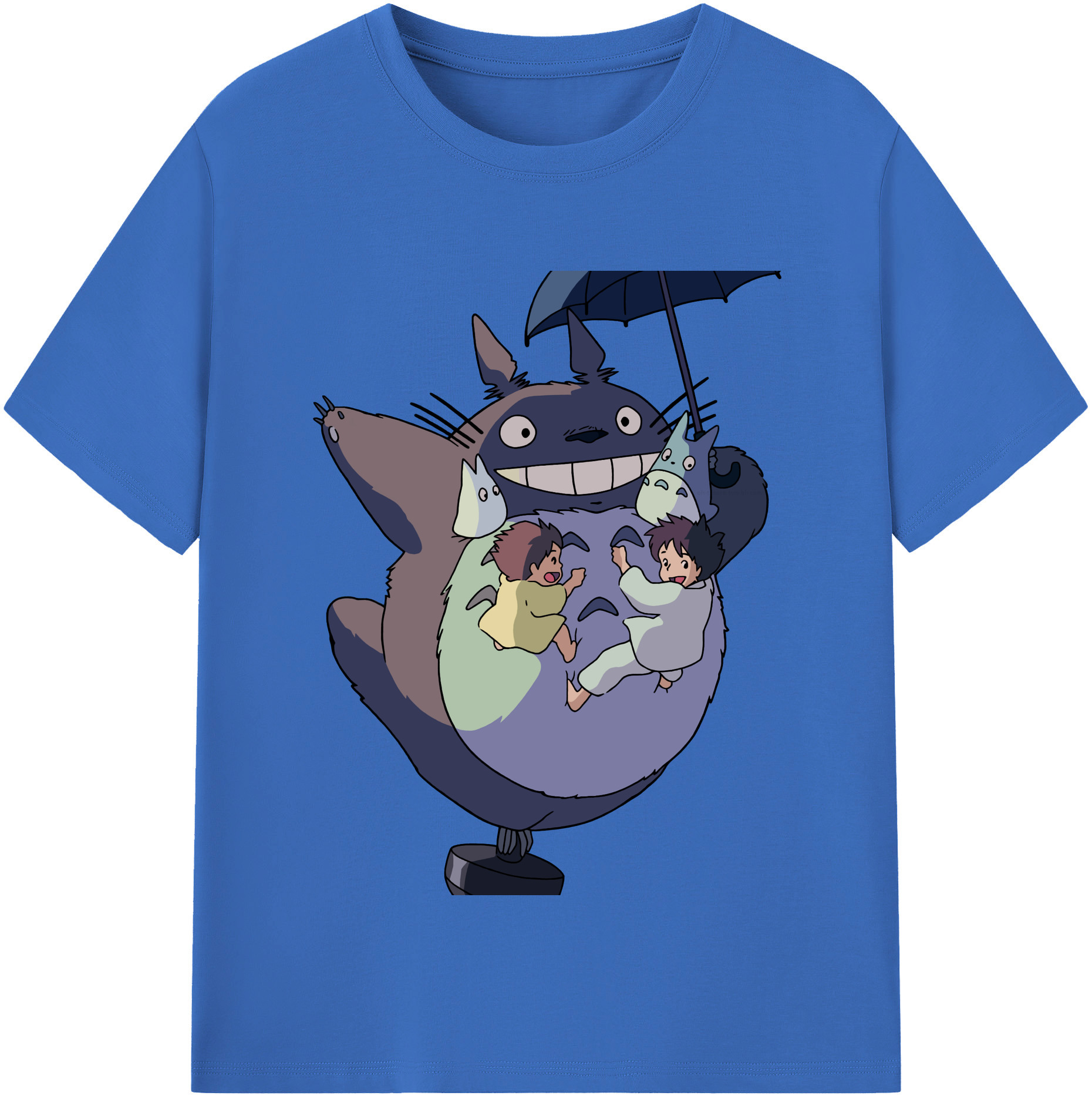 （画像用） となりのトトロ 草壁メイ 草壁サツキ My Neighbor Totoro Satsuki Kusakabe Mei Kusakabe 綿100％半袖Tシャツ（フロントプリント）