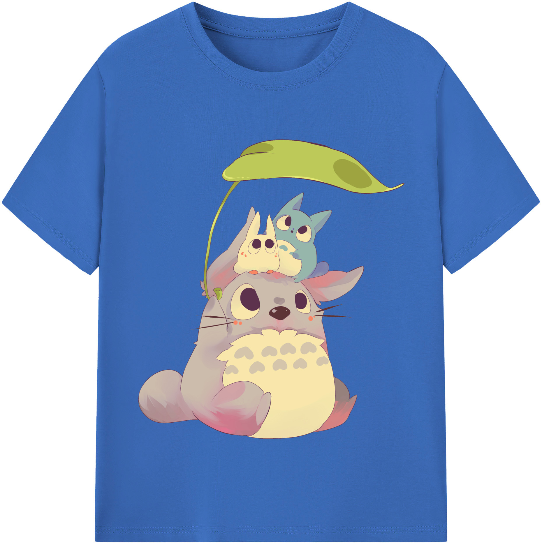 （画像用） となりのトトロ 草壁メイ 草壁サツキ My Neighbor Totoro Satsuki Kusakabe Mei Kusakabe 綿100％半袖Tシャツ（フロントプリント）