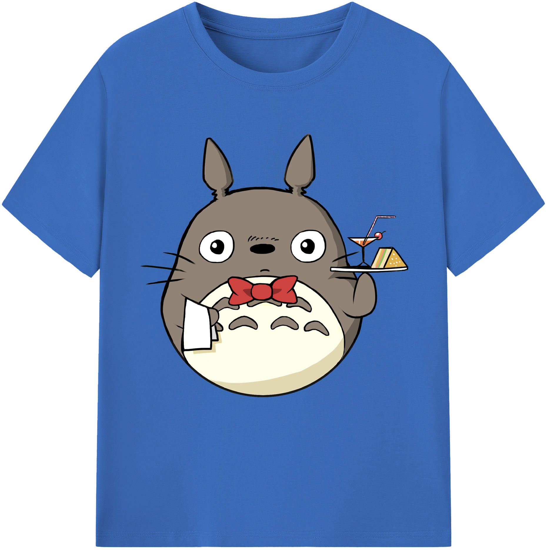 （画像用） となりのトトロ 草壁メイ 草壁サツキ My Neighbor Totoro Satsuki Kusakabe Mei Kusakabe 綿100％半袖Tシャツ（フロントプリント）