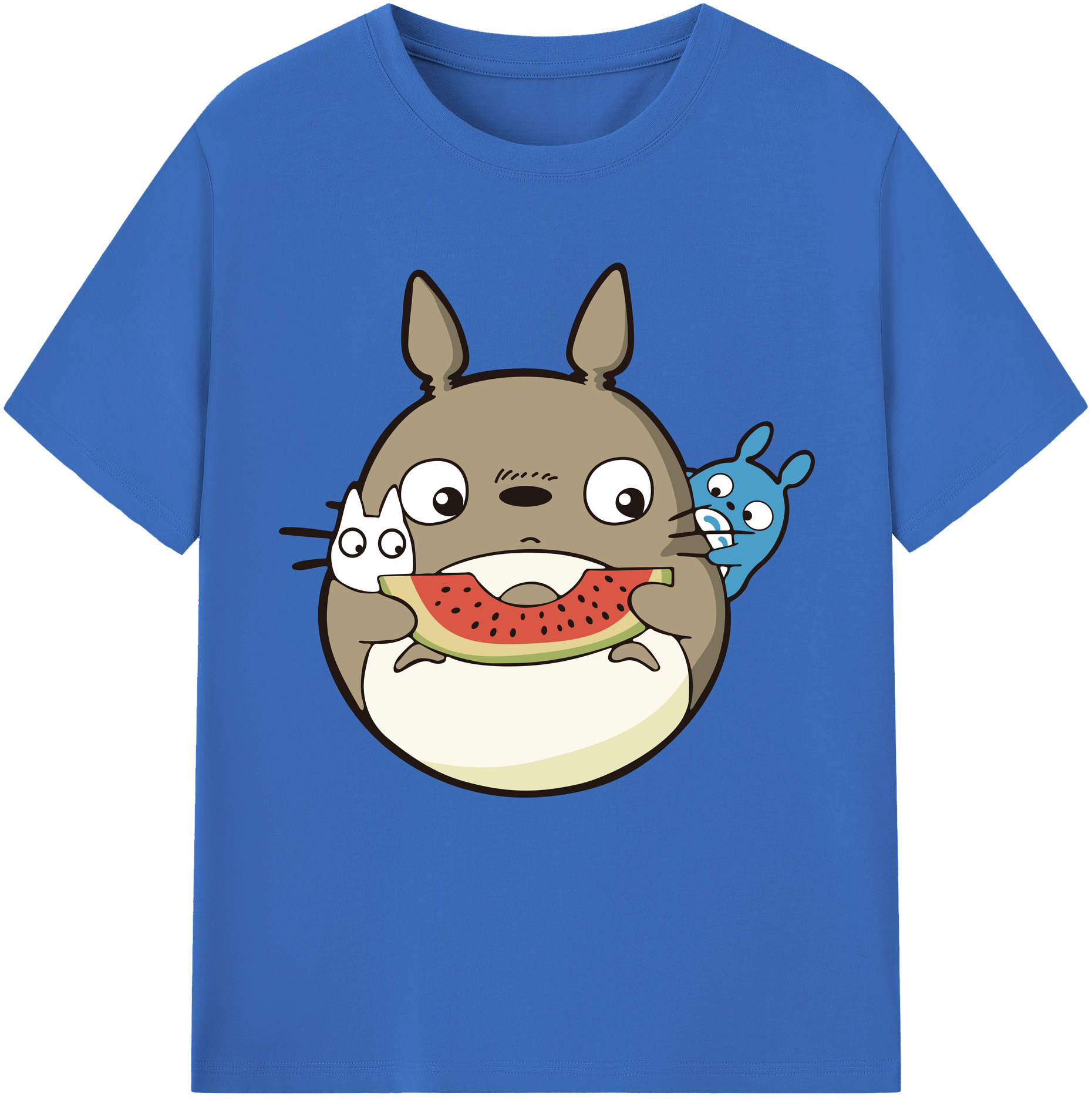 （画像用） となりのトトロ 草壁メイ 草壁サツキ My Neighbor Totoro Satsuki Kusakabe Mei Kusakabe 綿100％半袖Tシャツ（フロントプリント）