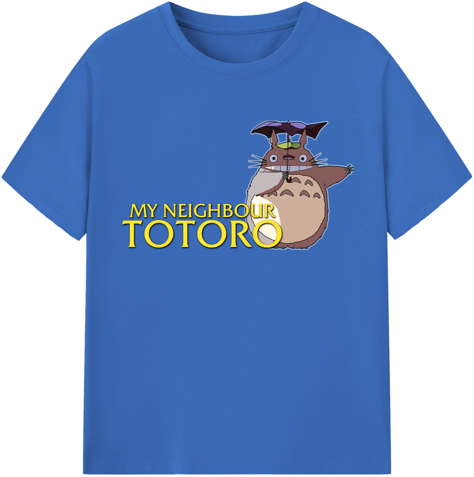 （画像用） となりのトトロ 草壁メイ 草壁サツキ My Neighbor Totoro Satsuki Kusakabe Mei Kusakabe 綿100％半袖Tシャツ（フロントプリント）