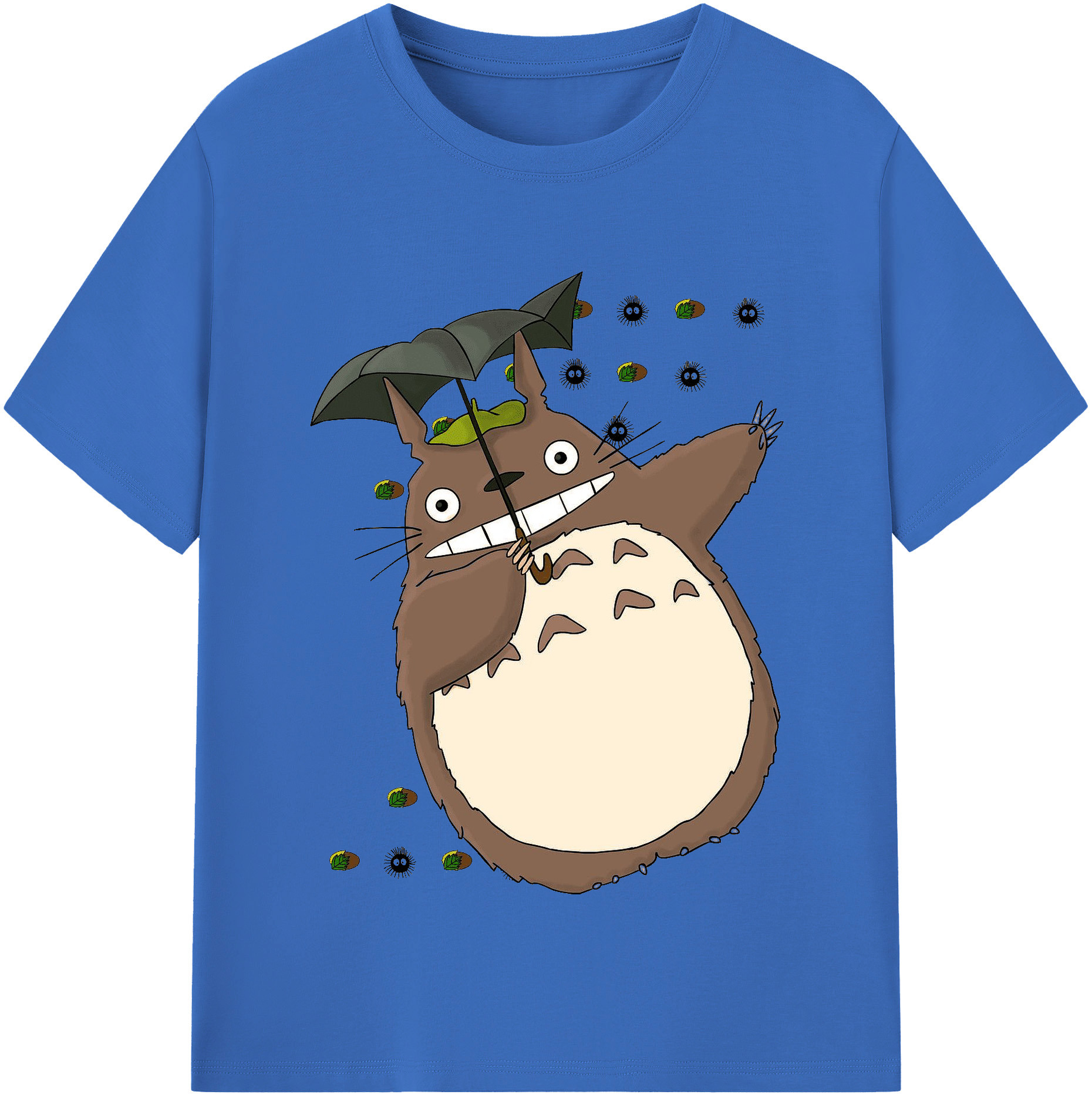 （画像用） となりのトトロ 草壁メイ 草壁サツキ My Neighbor Totoro Satsuki Kusakabe Mei Kusakabe 綿100％半袖Tシャツ（フロントプリント）