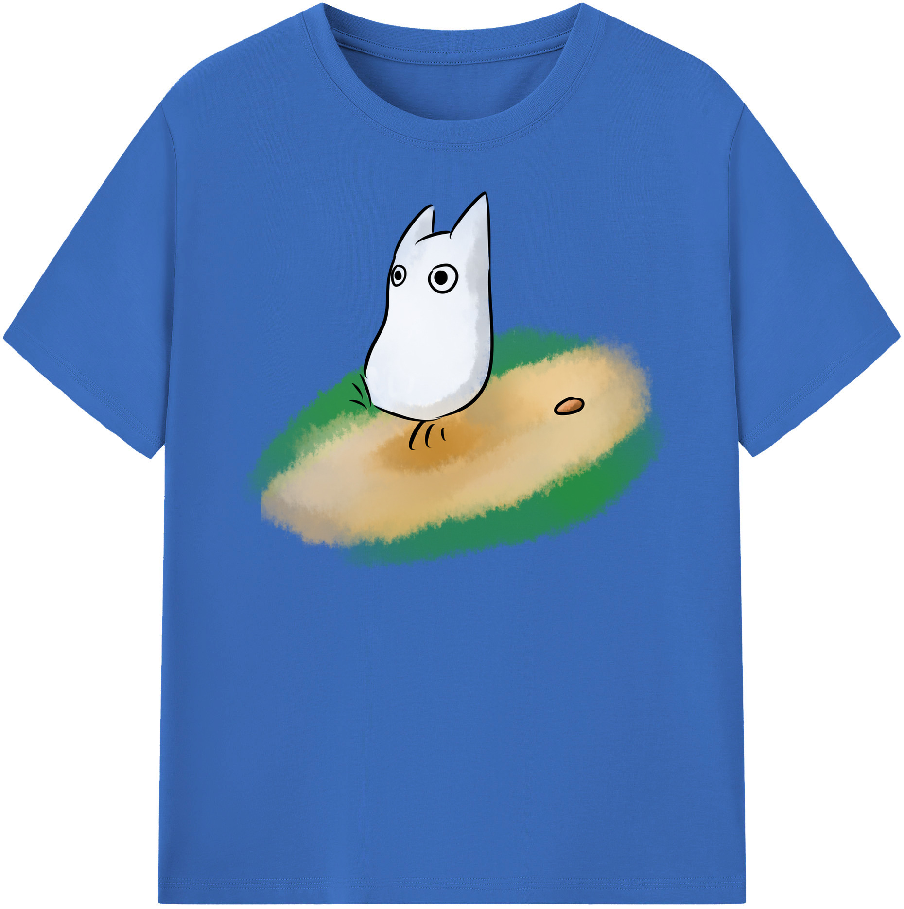 （画像用） となりのトトロ 草壁メイ 草壁サツキ My Neighbor Totoro Satsuki Kusakabe Mei Kusakabe 綿100％半袖Tシャツ（フロントプリント）