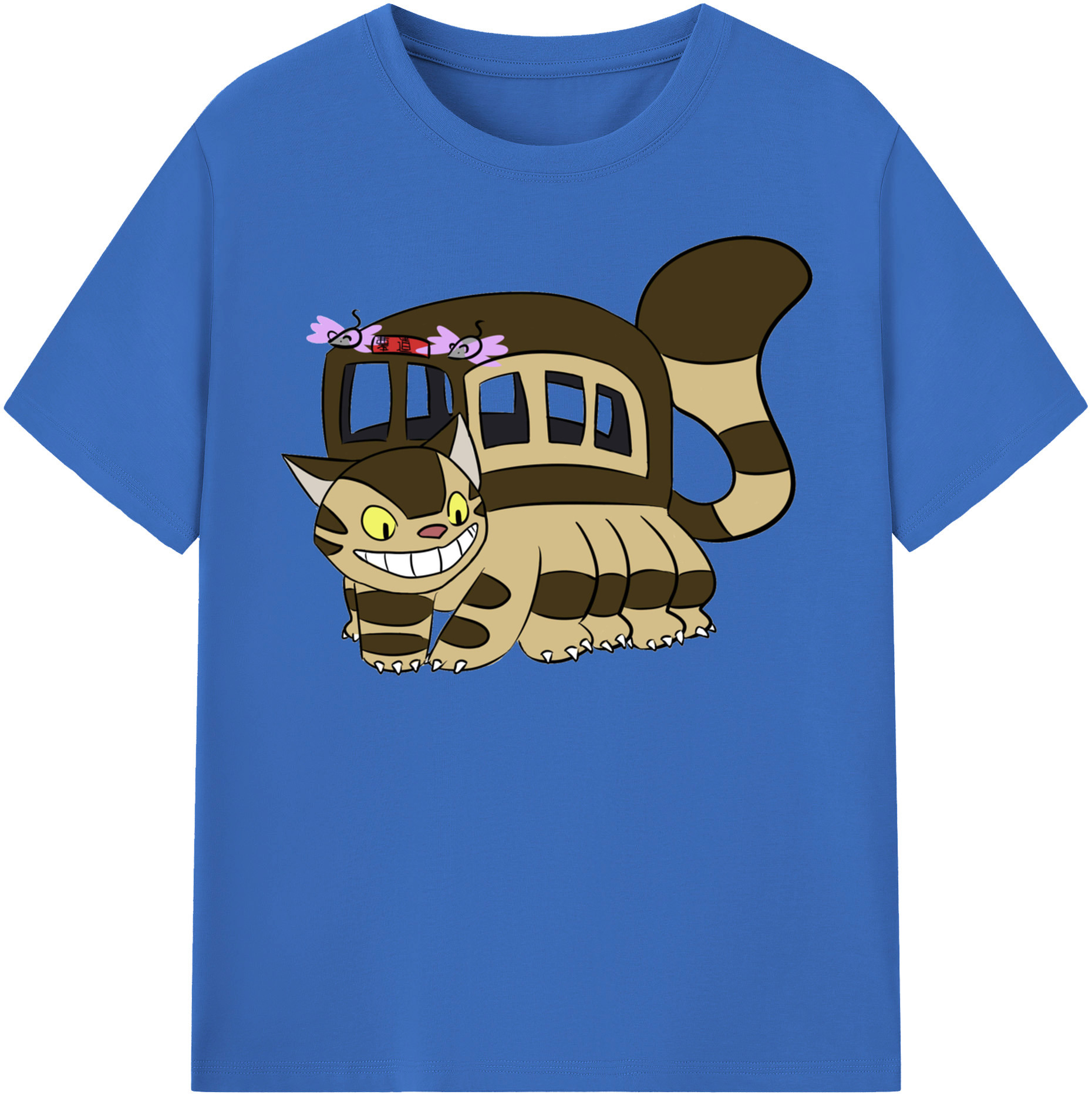 （画像用） となりのトトロ 草壁メイ 草壁サツキ My Neighbor Totoro Satsuki Kusakabe Mei Kusakabe 綿100％半袖Tシャツ（フロントプリント）