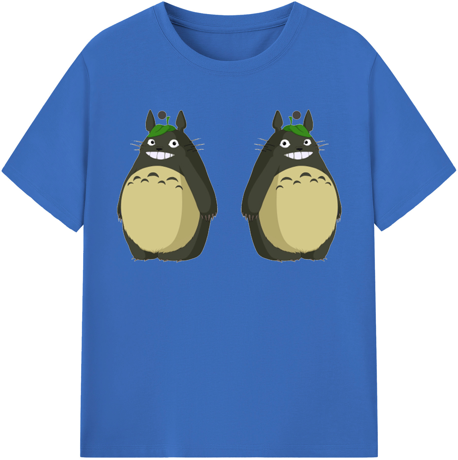 （画像用） となりのトトロ 草壁メイ 草壁サツキ My Neighbor Totoro Satsuki Kusakabe Mei Kusakabe 綿100％半袖Tシャツ（フロントプリント）