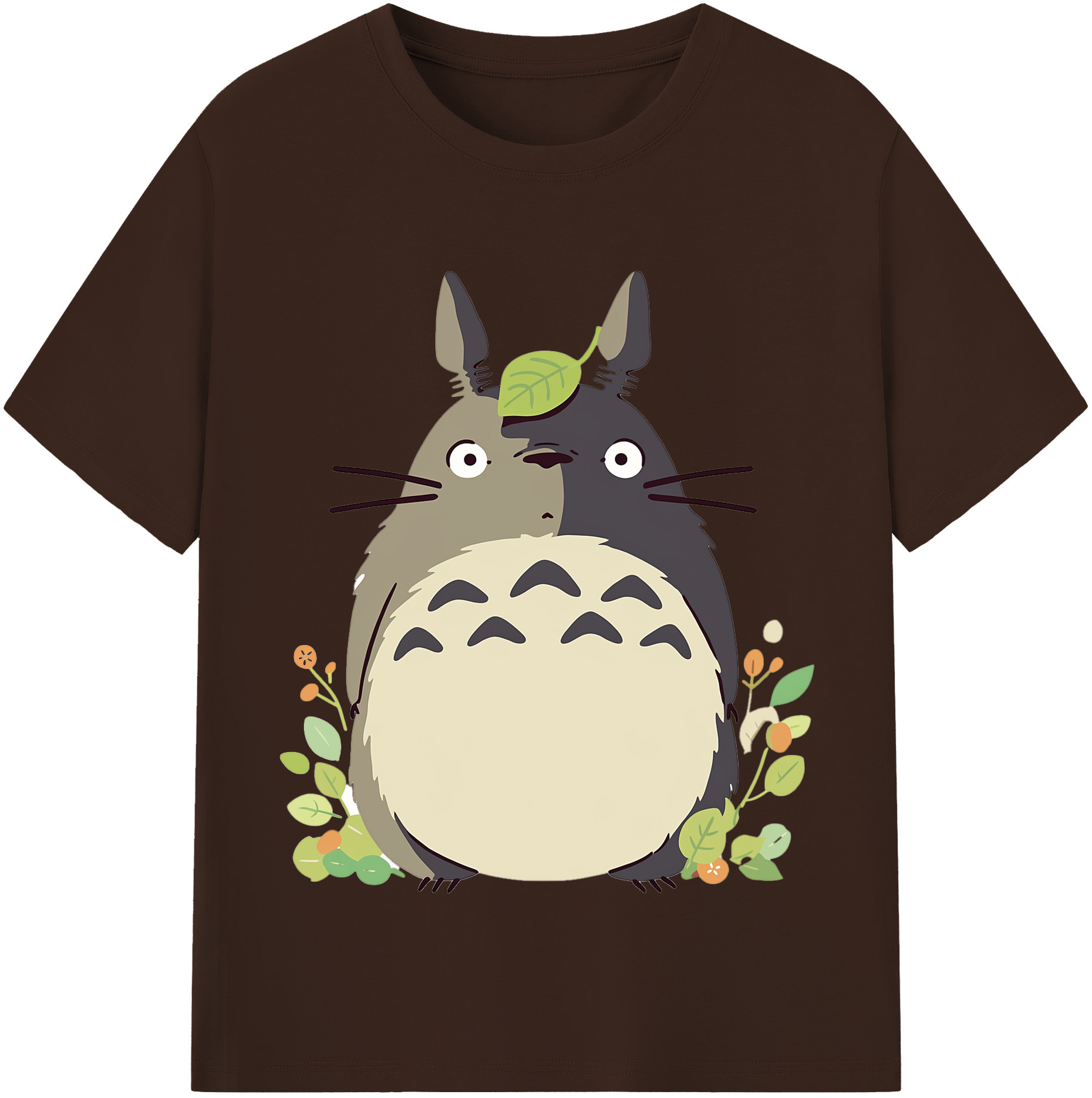 （画像用） となりのトトロ 草壁メイ 草壁サツキ My Neighbor Totoro Satsuki Kusakabe Mei Kusakabe 綿100％半袖Tシャツ（フロントプリント）
