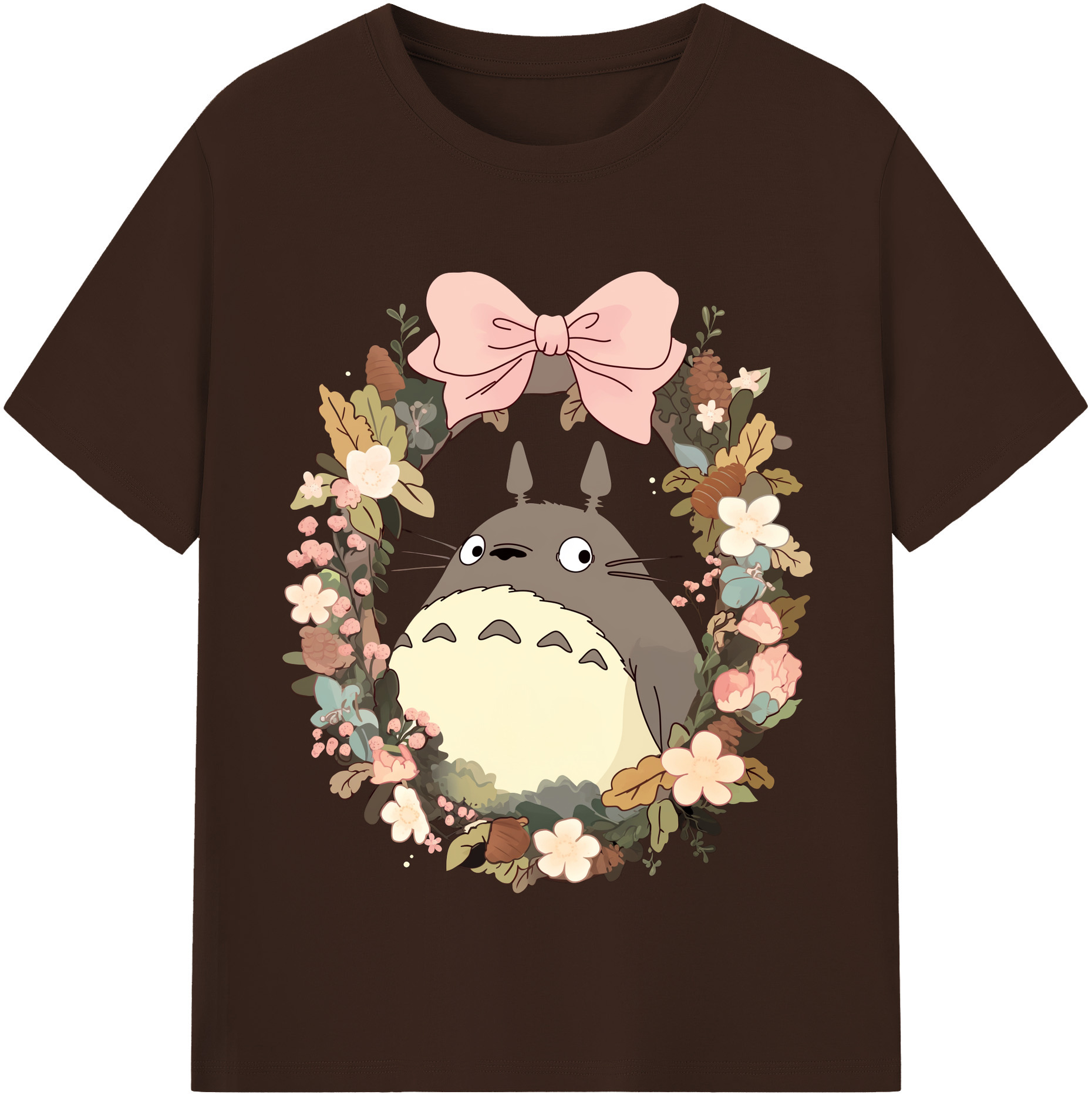 （画像用） となりのトトロ 草壁メイ 草壁サツキ My Neighbor Totoro Satsuki Kusakabe Mei Kusakabe 綿100％半袖Tシャツ（フロントプリント）
