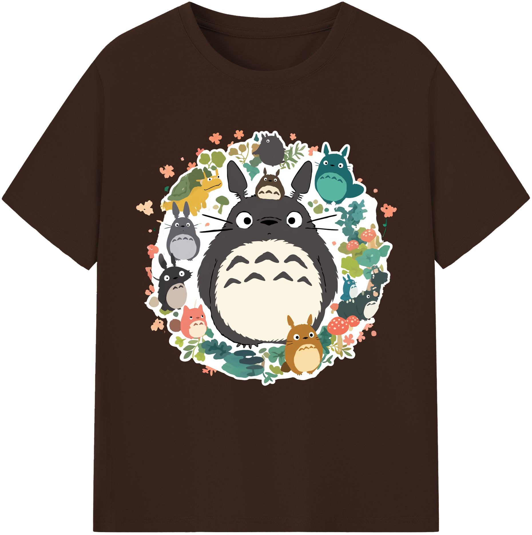 （画像用） となりのトトロ 草壁メイ 草壁サツキ My Neighbor Totoro Satsuki Kusakabe Mei Kusakabe 綿100％半袖Tシャツ（フロントプリント）