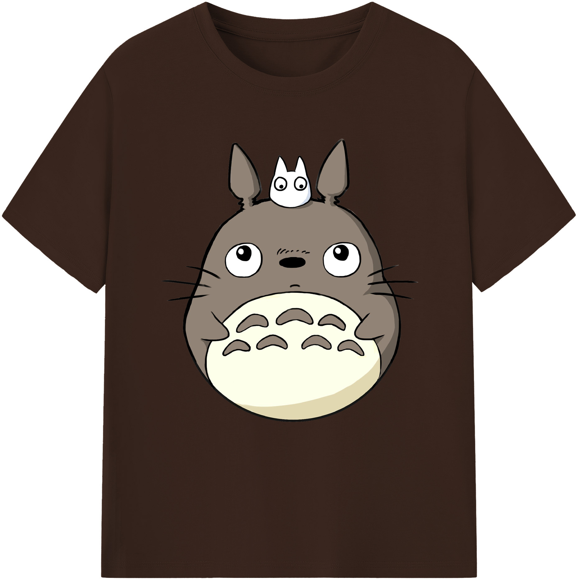 （画像用） となりのトトロ 草壁メイ 草壁サツキ My Neighbor Totoro Satsuki Kusakabe Mei Kusakabe 綿100％半袖Tシャツ（フロントプリント）