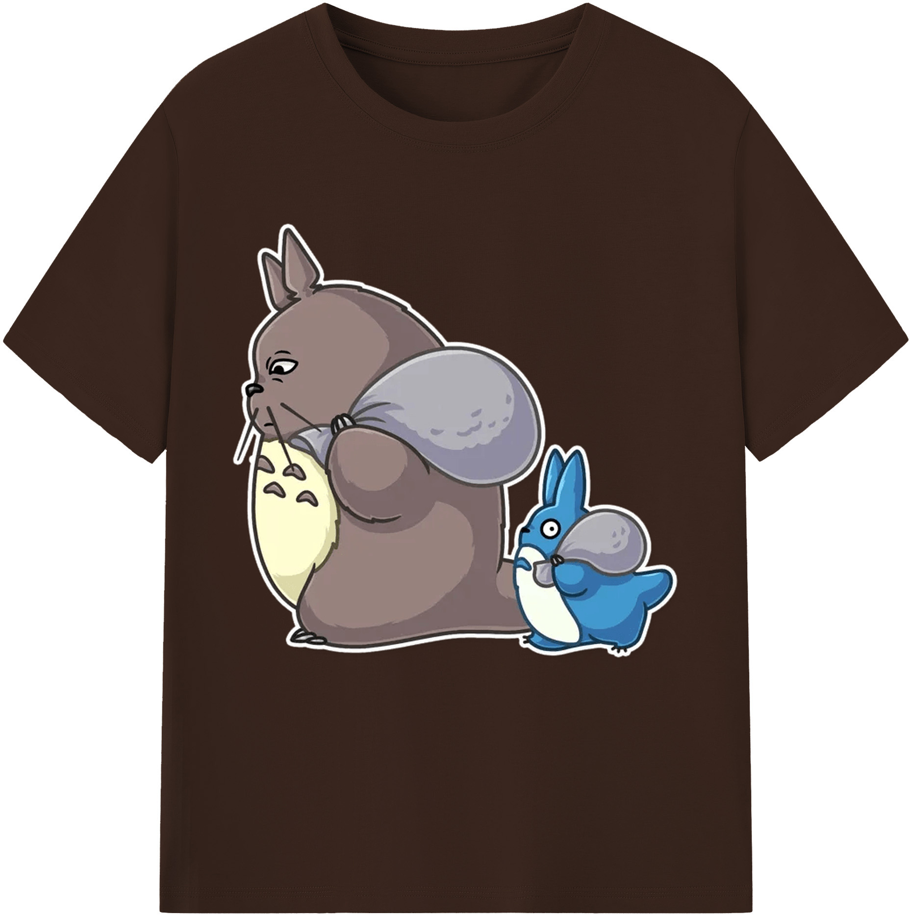 （画像用） となりのトトロ 草壁メイ 草壁サツキ My Neighbor Totoro Satsuki Kusakabe Mei Kusakabe 綿100％半袖Tシャツ（フロントプリント）
