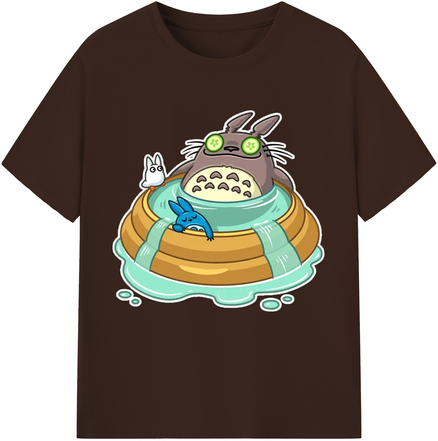 （画像用） となりのトトロ 草壁メイ 草壁サツキ My Neighbor Totoro Satsuki Kusakabe Mei Kusakabe 綿100％半袖Tシャツ（フロントプリント）