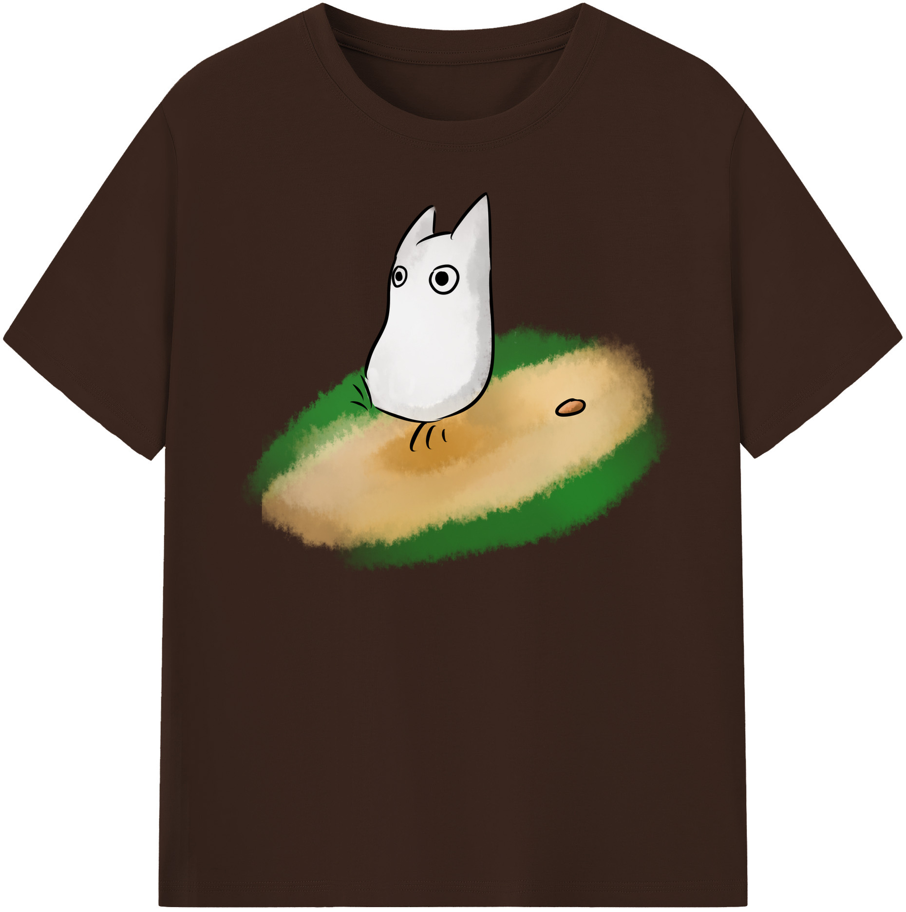 （画像用） となりのトトロ 草壁メイ 草壁サツキ My Neighbor Totoro Satsuki Kusakabe Mei Kusakabe 綿100％半袖Tシャツ（フロントプリント）