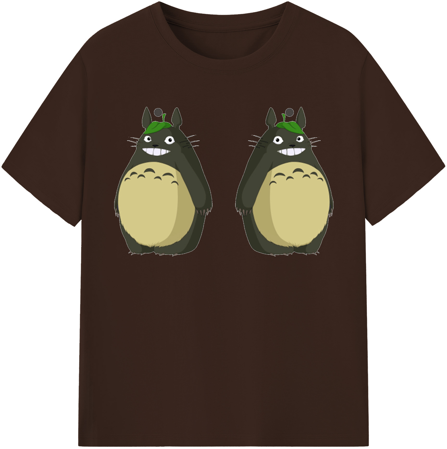 （画像用） となりのトトロ 草壁メイ 草壁サツキ My Neighbor Totoro Satsuki Kusakabe Mei Kusakabe 綿100％半袖Tシャツ（フロントプリント）