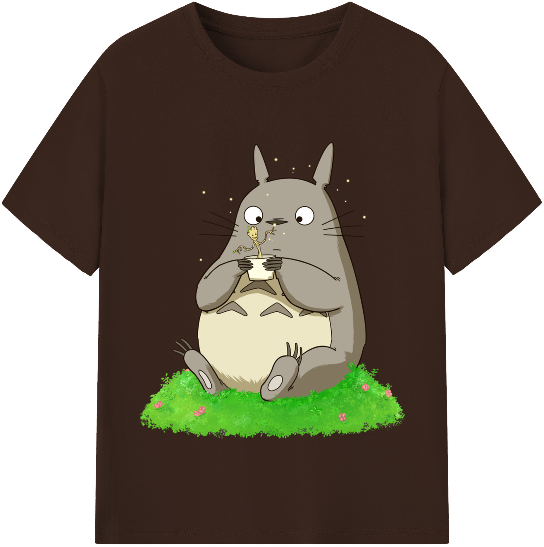 （画像用） となりのトトロ 草壁メイ 草壁サツキ My Neighbor Totoro Satsuki Kusakabe Mei Kusakabe 綿100％半袖Tシャツ（フロントプリント）