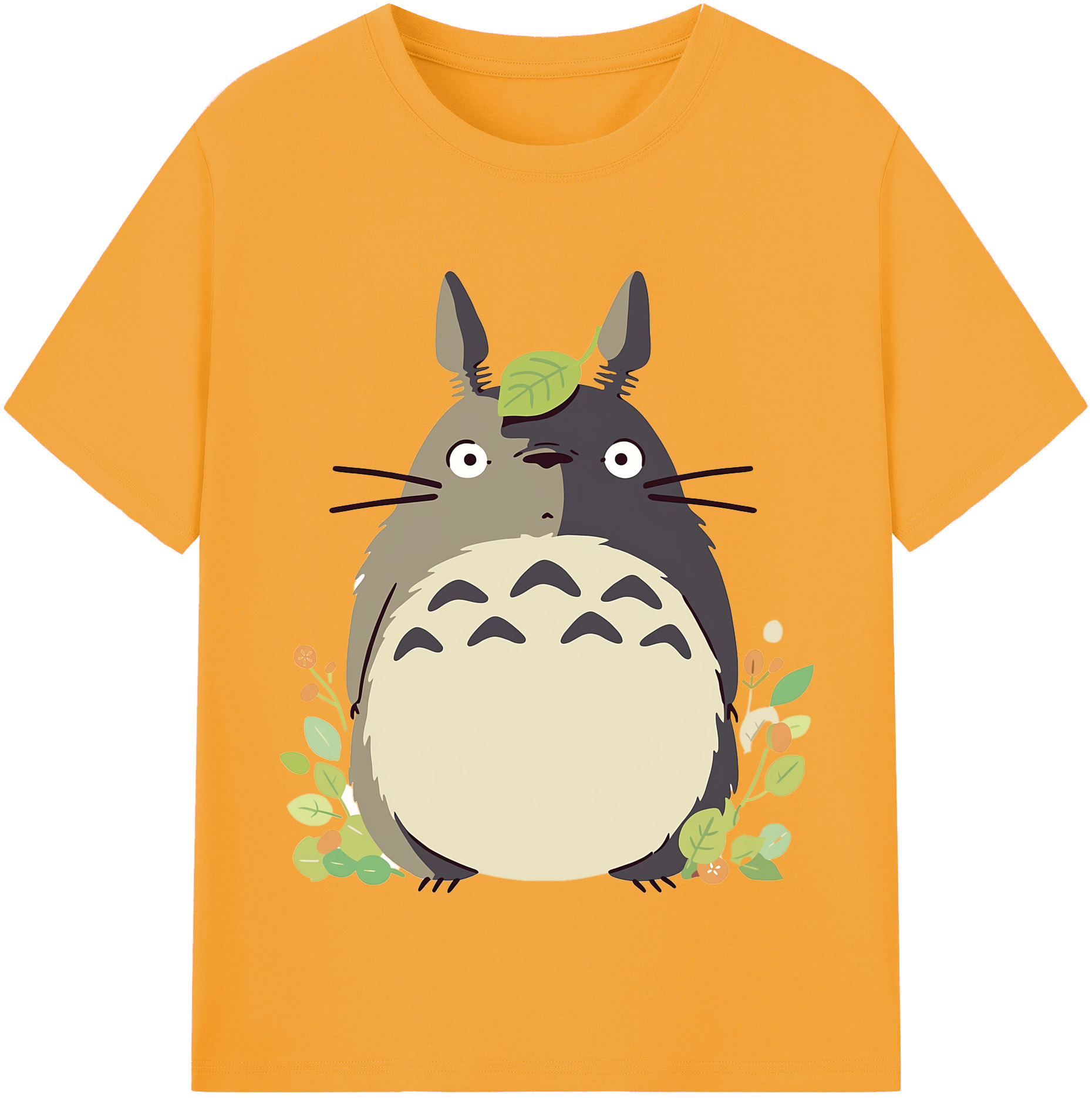 （画像用） となりのトトロ 草壁メイ 草壁サツキ My Neighbor Totoro Satsuki Kusakabe Mei Kusakabe 綿100％半袖Tシャツ（フロントプリント）
