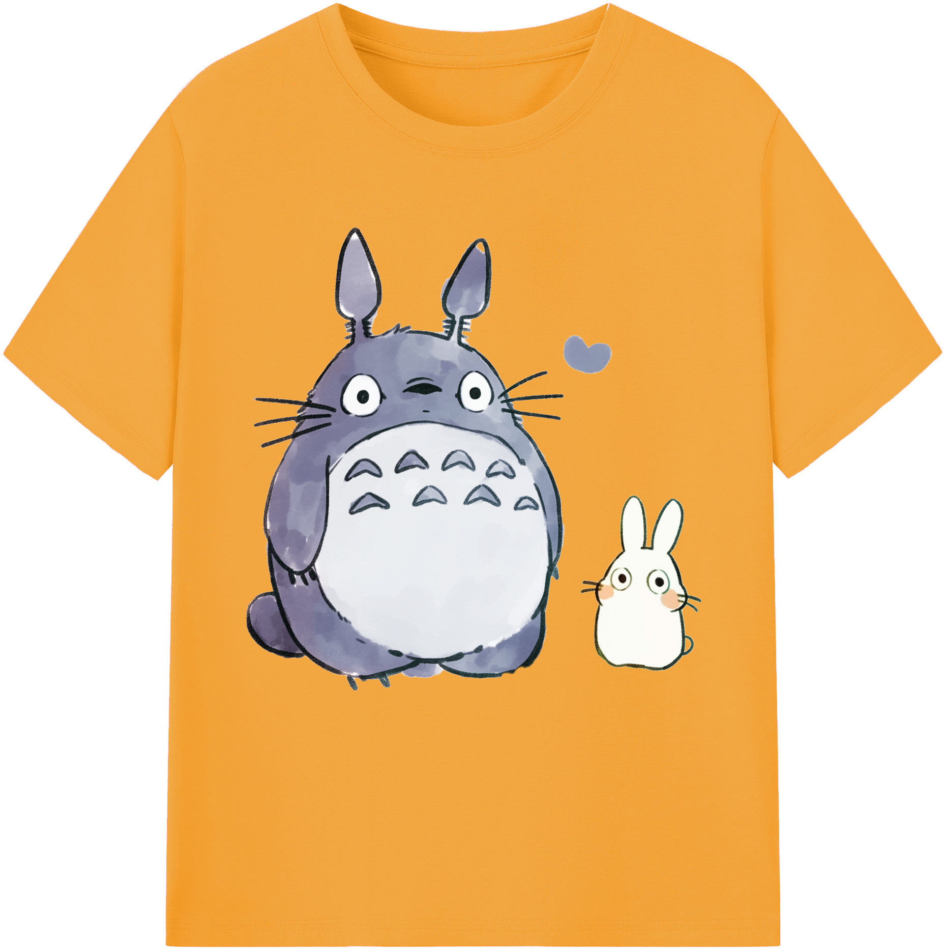 （画像用） となりのトトロ 草壁メイ 草壁サツキ My Neighbor Totoro Satsuki Kusakabe Mei Kusakabe 綿100％半袖Tシャツ（フロントプリント）