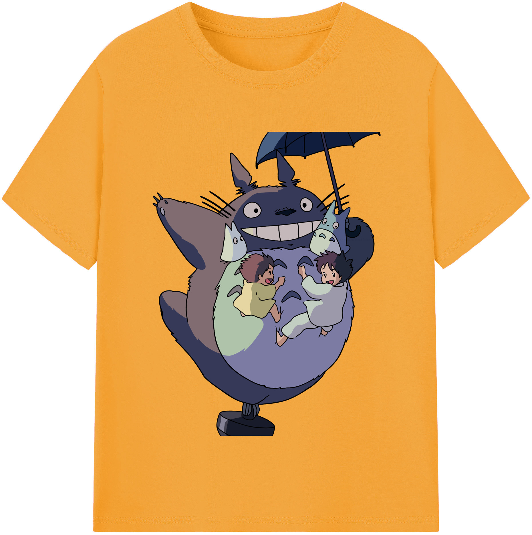（画像用） となりのトトロ 草壁メイ 草壁サツキ My Neighbor Totoro Satsuki Kusakabe Mei Kusakabe 綿100％半袖Tシャツ（フロントプリント）