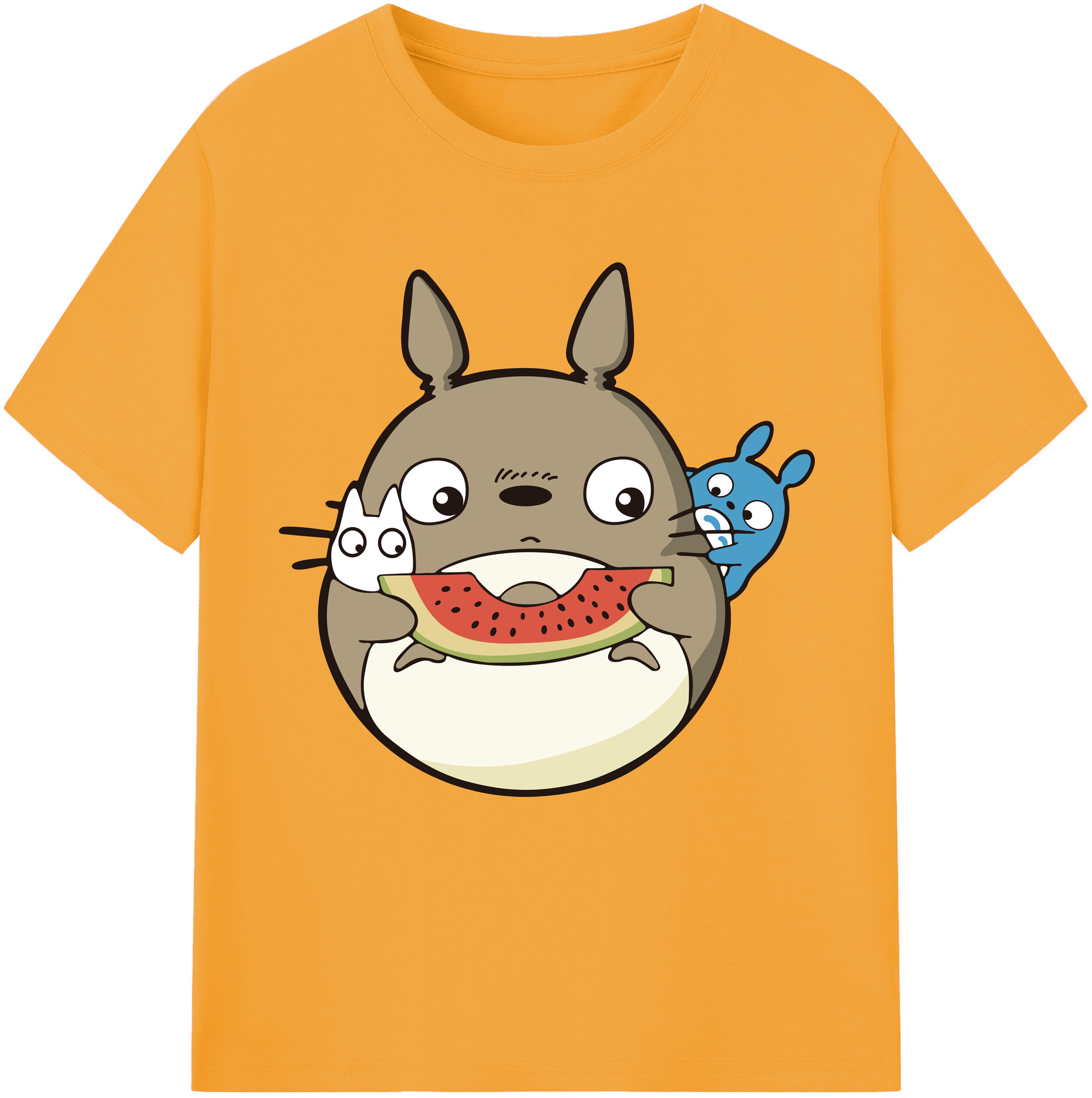 （画像用） となりのトトロ 草壁メイ 草壁サツキ My Neighbor Totoro Satsuki Kusakabe Mei Kusakabe 綿100％半袖Tシャツ（フロントプリント）