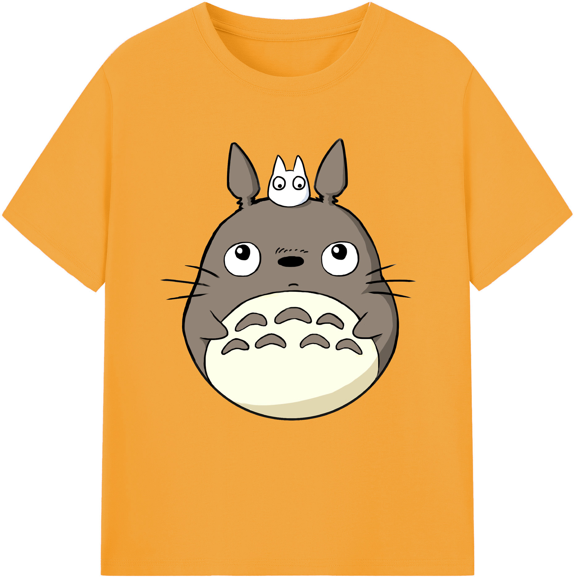 （画像用） となりのトトロ 草壁メイ 草壁サツキ My Neighbor Totoro Satsuki Kusakabe Mei Kusakabe 綿100％半袖Tシャツ（フロントプリント）