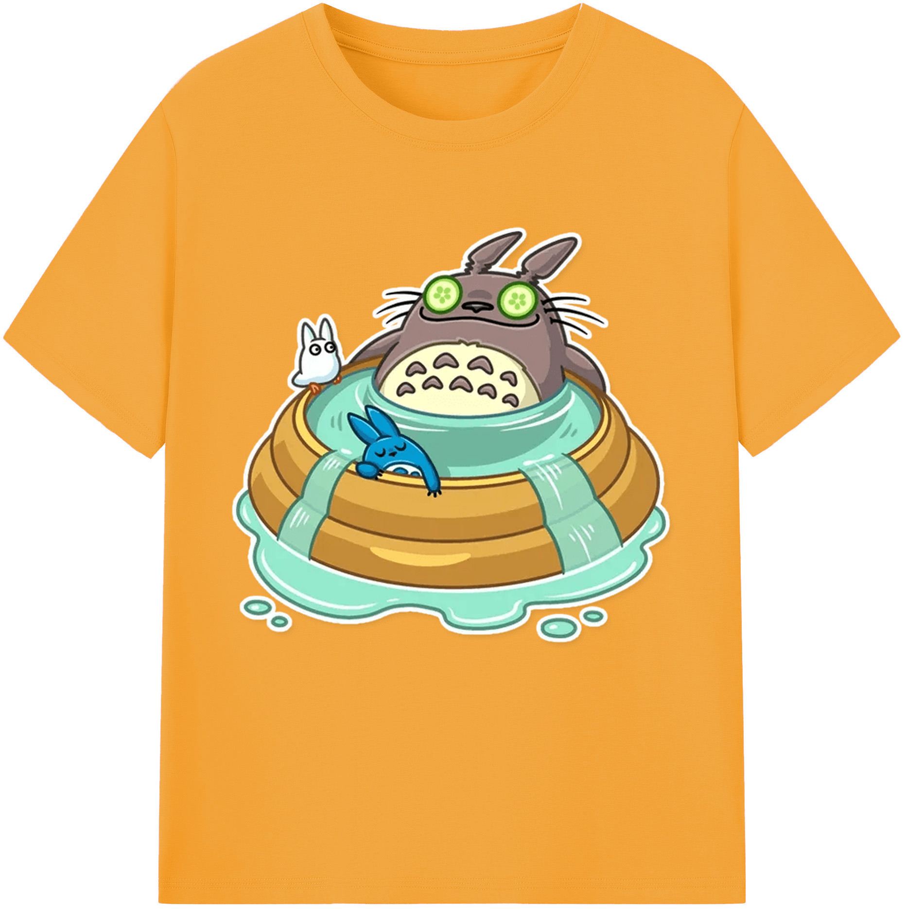 （画像用） となりのトトロ 草壁メイ 草壁サツキ My Neighbor Totoro Satsuki Kusakabe Mei Kusakabe 綿100％半袖Tシャツ（フロントプリント）