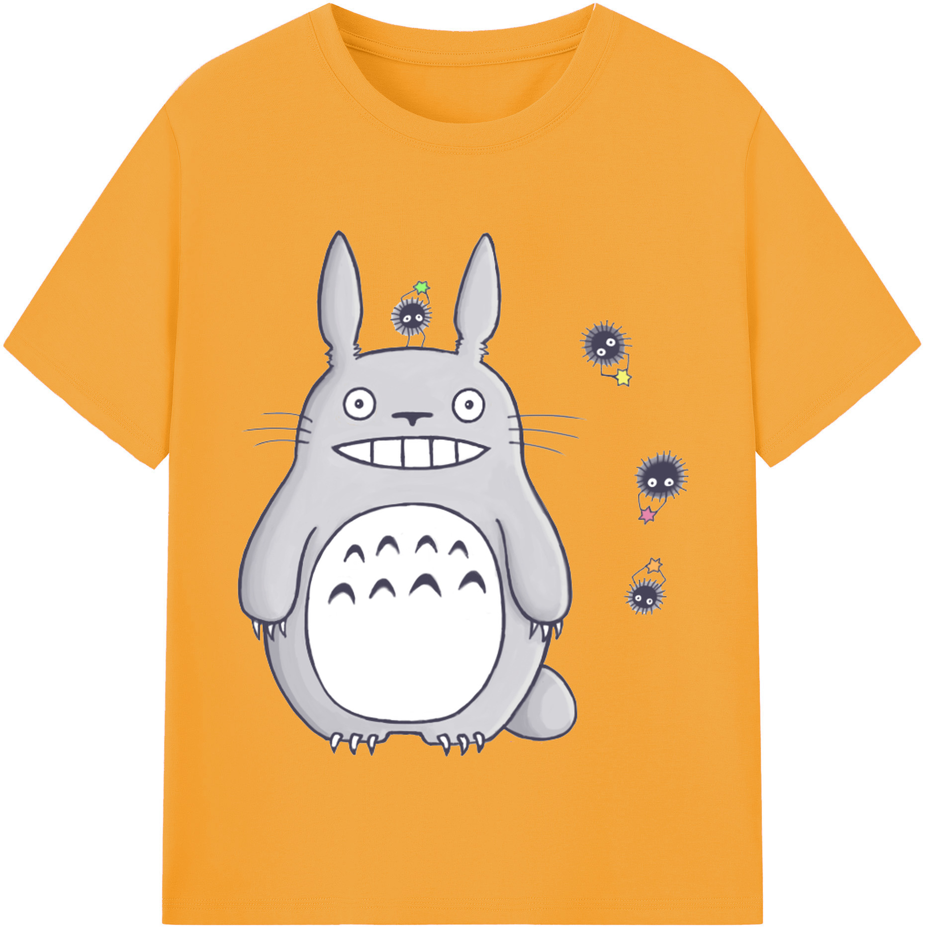 （画像用） となりのトトロ 草壁メイ 草壁サツキ My Neighbor Totoro Satsuki Kusakabe Mei Kusakabe 綿100％半袖Tシャツ（フロントプリント）