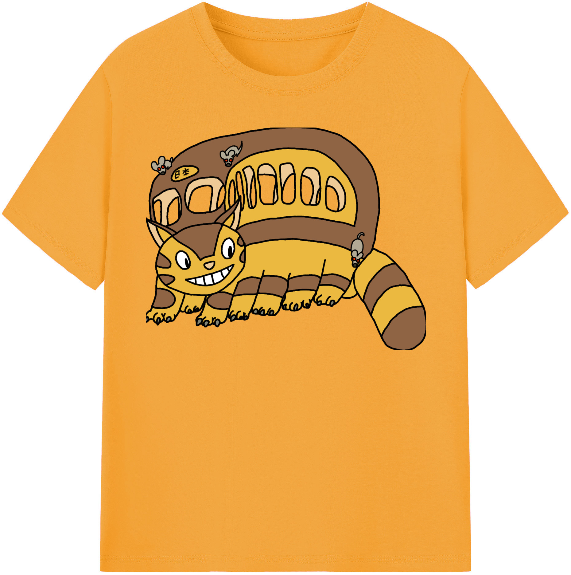 （画像用） となりのトトロ 草壁メイ 草壁サツキ My Neighbor Totoro Satsuki Kusakabe Mei Kusakabe 綿100％半袖Tシャツ（フロントプリント）