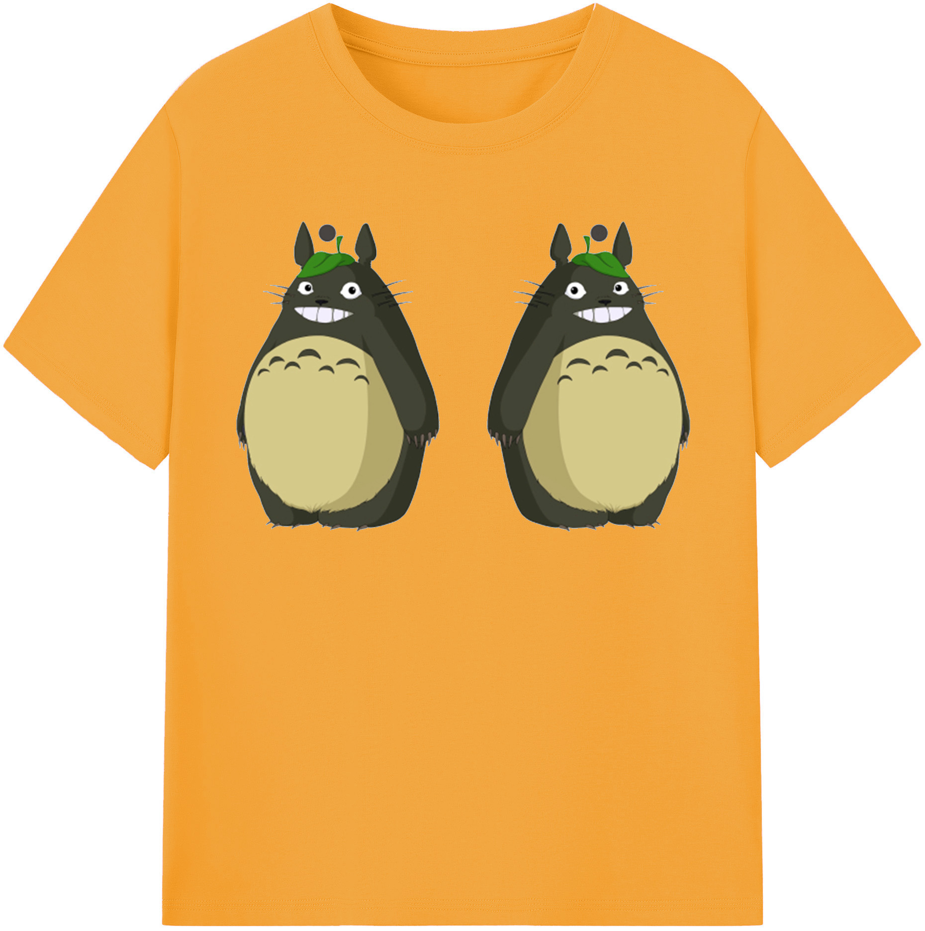 （画像用） となりのトトロ 草壁メイ 草壁サツキ My Neighbor Totoro Satsuki Kusakabe Mei Kusakabe 綿100％半袖Tシャツ（フロントプリント）