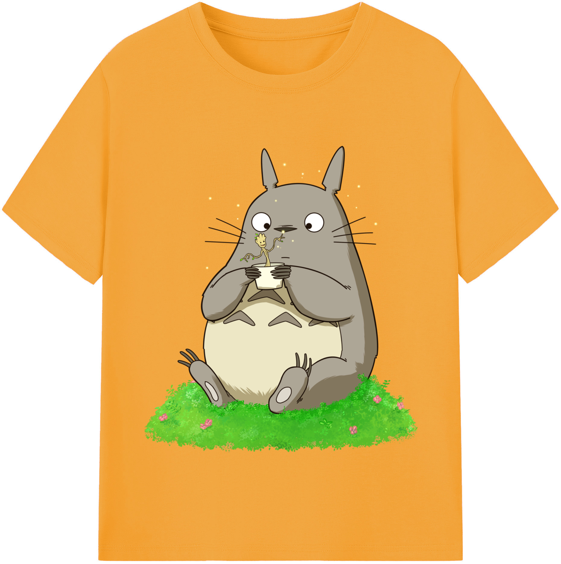 （画像用） となりのトトロ 草壁メイ 草壁サツキ My Neighbor Totoro Satsuki Kusakabe Mei Kusakabe 綿100％半袖Tシャツ（フロントプリント）