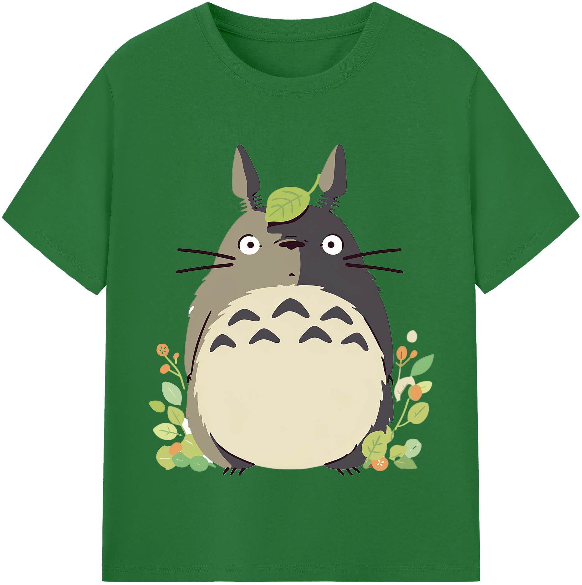 （画像用） となりのトトロ 草壁メイ 草壁サツキ My Neighbor Totoro Satsuki Kusakabe Mei Kusakabe 綿100％半袖Tシャツ（フロントプリント）