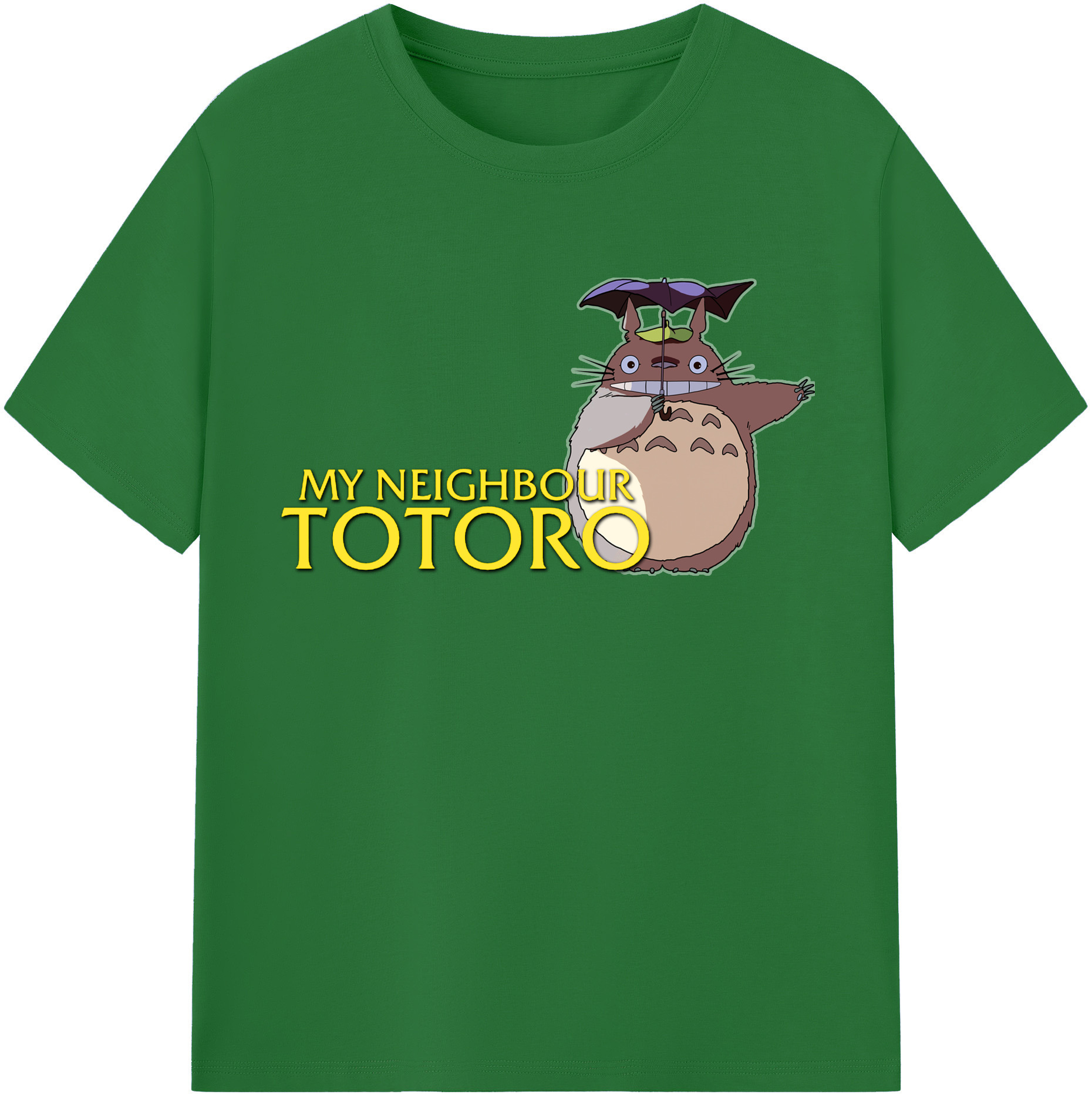 （画像用） となりのトトロ 草壁メイ 草壁サツキ My Neighbor Totoro Satsuki Kusakabe Mei Kusakabe 綿100％半袖Tシャツ（フロントプリント）