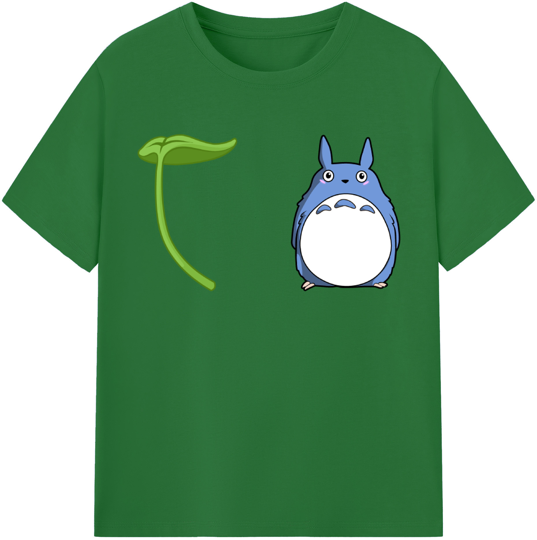 （画像用） となりのトトロ 草壁メイ 草壁サツキ My Neighbor Totoro Satsuki Kusakabe Mei Kusakabe 綿100％半袖Tシャツ（フロントプリント）