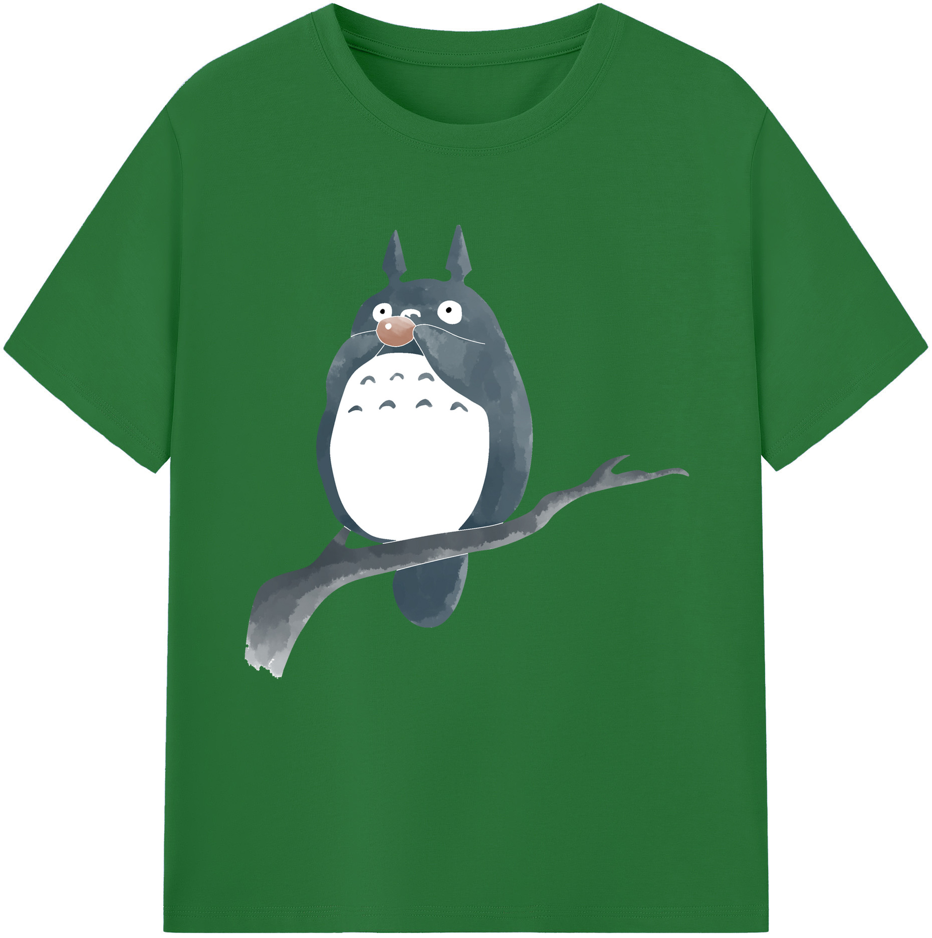 （画像用） となりのトトロ 草壁メイ 草壁サツキ My Neighbor Totoro Satsuki Kusakabe Mei Kusakabe 綿100％半袖Tシャツ（フロントプリント）