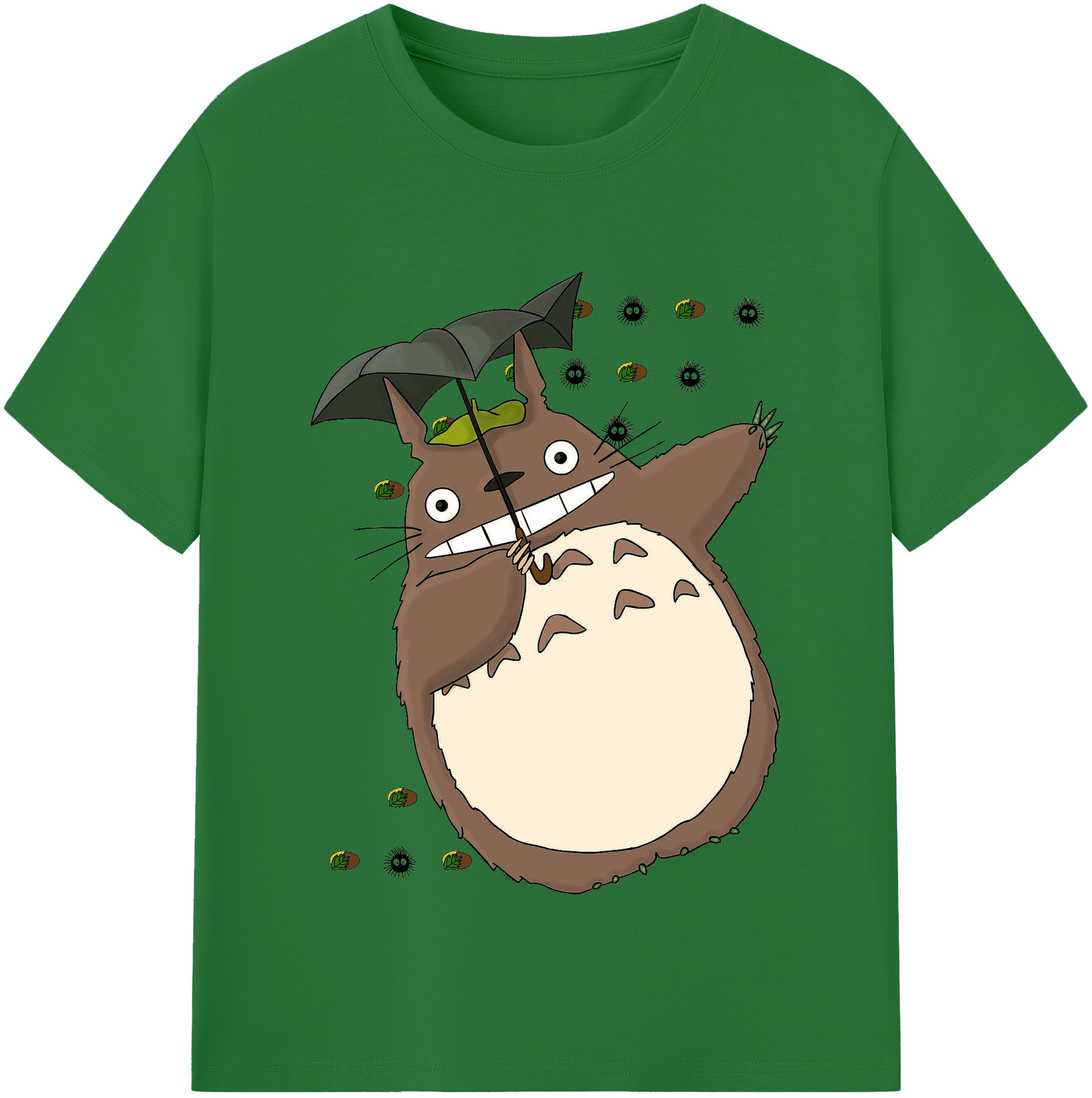 （画像用） となりのトトロ 草壁メイ 草壁サツキ My Neighbor Totoro Satsuki Kusakabe Mei Kusakabe 綿100％半袖Tシャツ（フロントプリント）