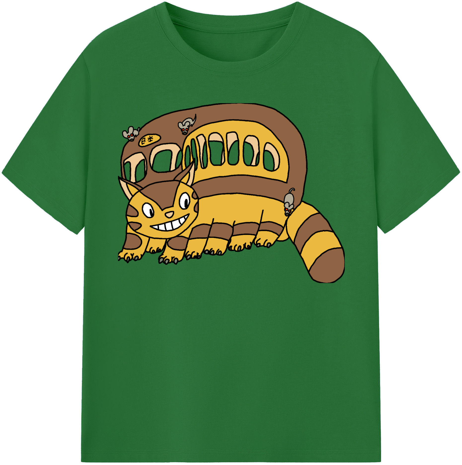 （画像用） となりのトトロ 草壁メイ 草壁サツキ My Neighbor Totoro Satsuki Kusakabe Mei Kusakabe 綿100％半袖Tシャツ（フロントプリント）