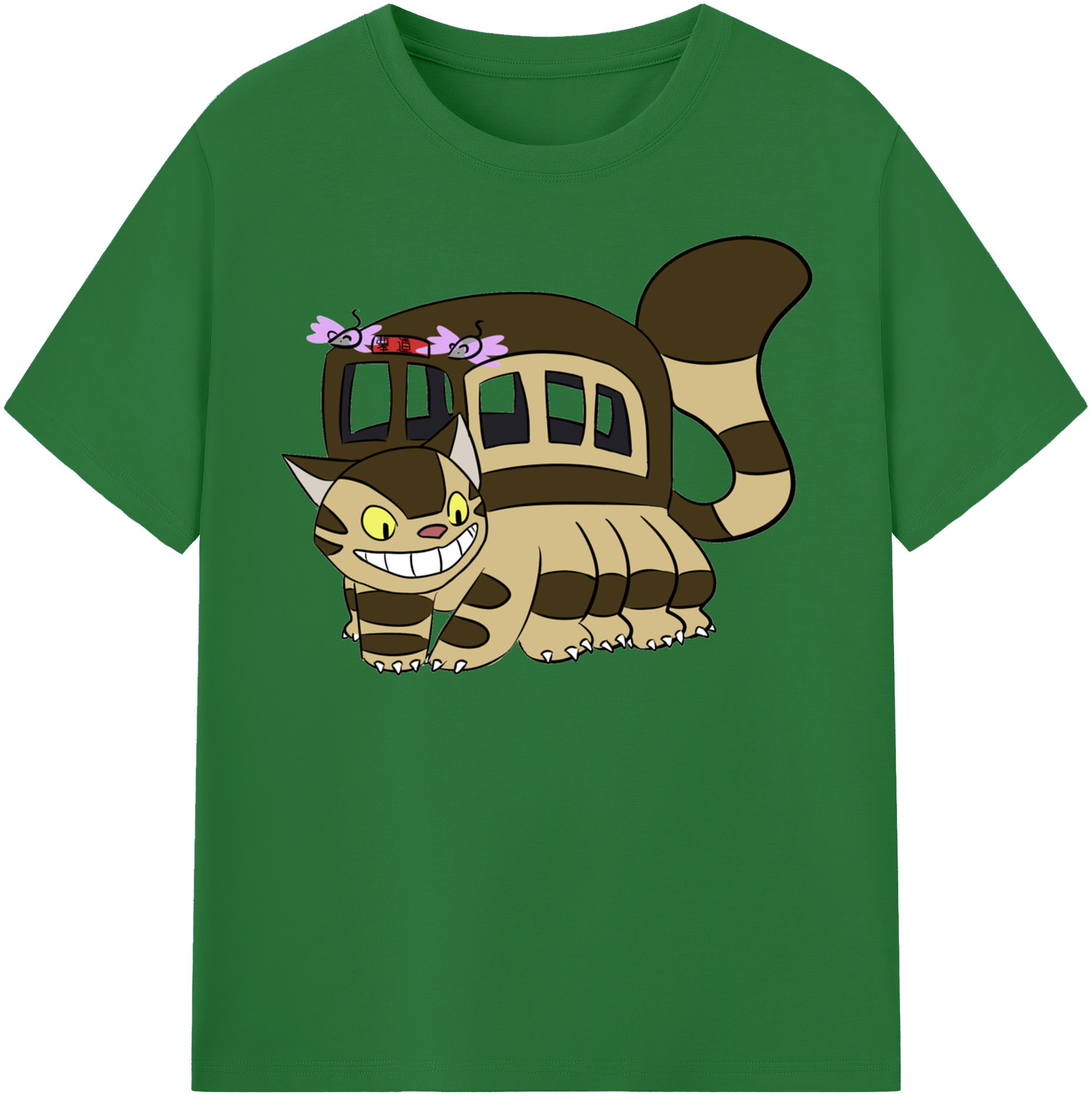 （画像用） となりのトトロ 草壁メイ 草壁サツキ My Neighbor Totoro Satsuki Kusakabe Mei Kusakabe 綿100％半袖Tシャツ（フロントプリント）