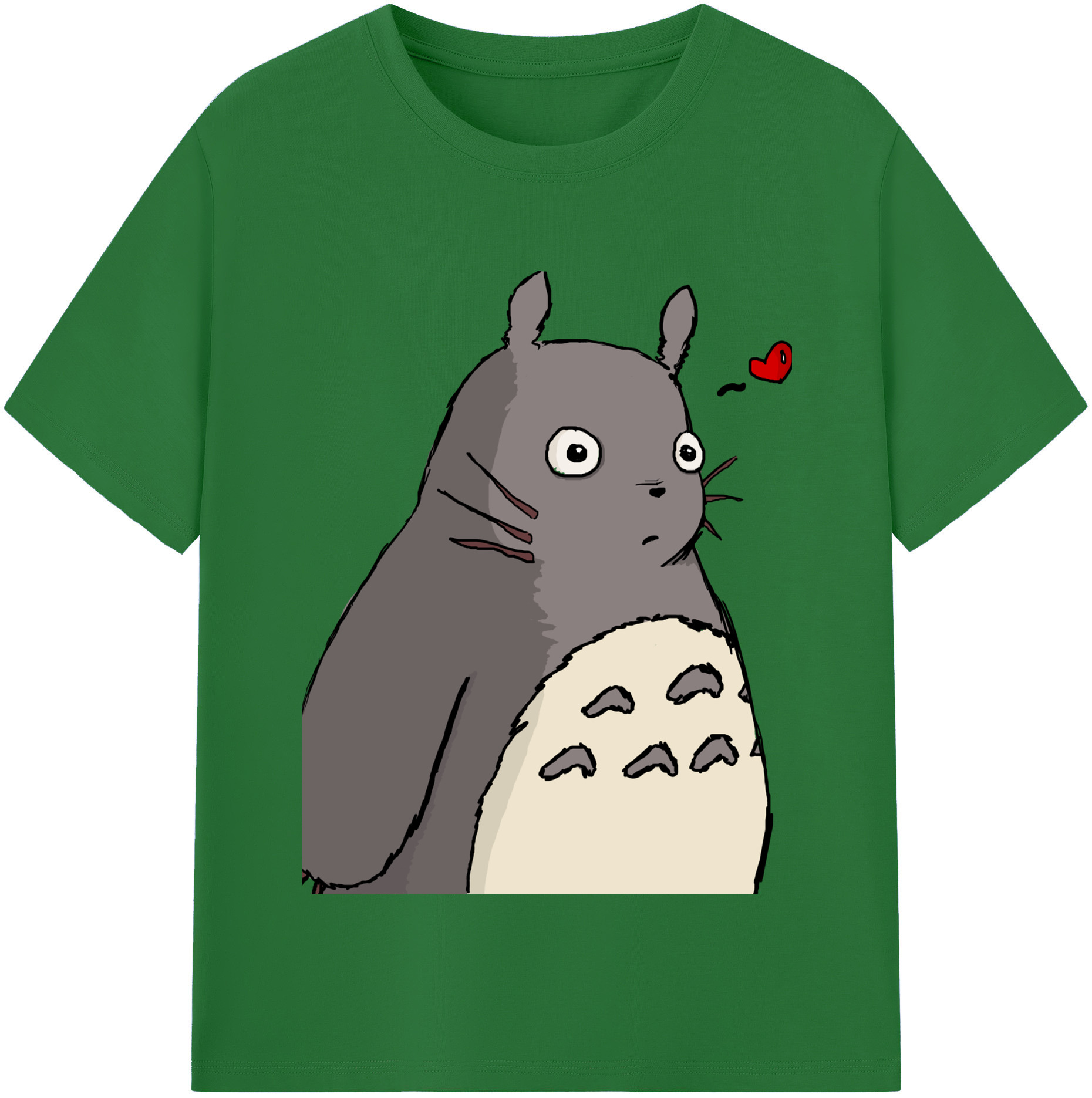 （画像用） となりのトトロ 草壁メイ 草壁サツキ My Neighbor Totoro Satsuki Kusakabe Mei Kusakabe 綿100％半袖Tシャツ（フロントプリント）