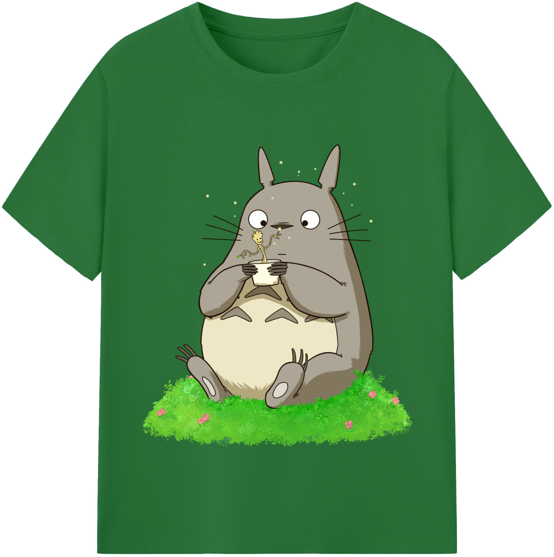 （画像用） となりのトトロ 草壁メイ 草壁サツキ My Neighbor Totoro Satsuki Kusakabe Mei Kusakabe 綿100％半袖Tシャツ（フロントプリント）