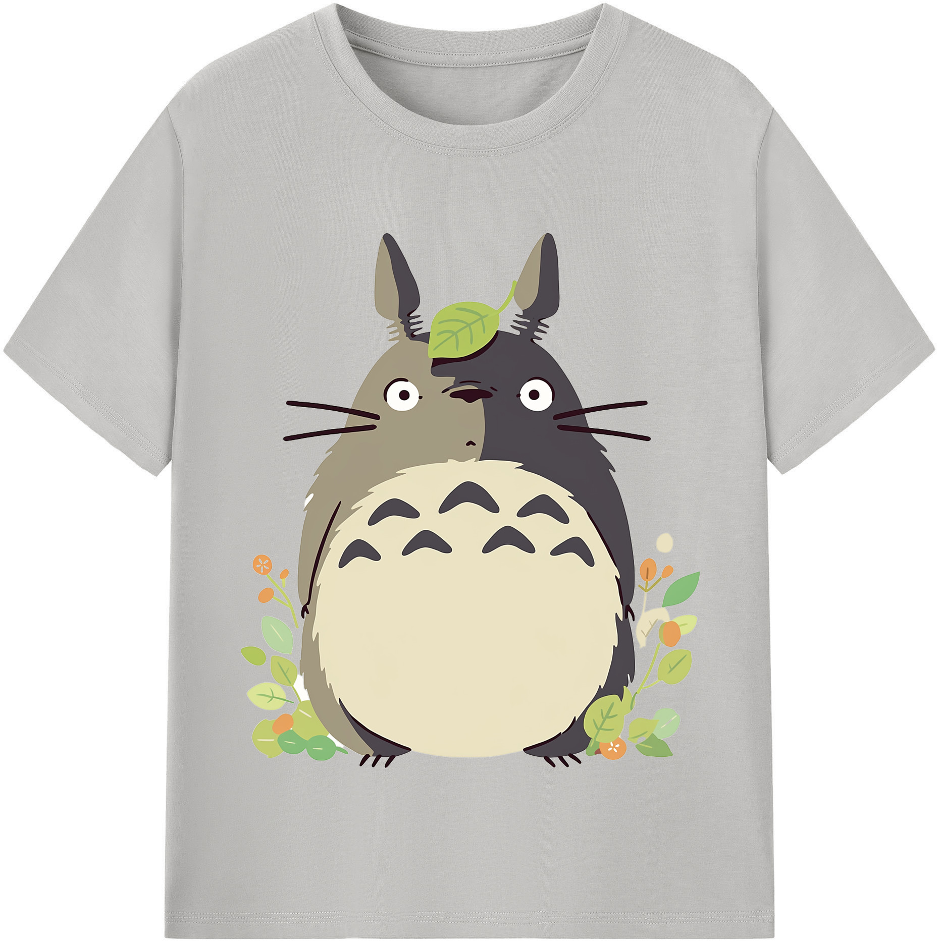 （画像用） となりのトトロ 草壁メイ 草壁サツキ My Neighbor Totoro Satsuki Kusakabe Mei Kusakabe 綿100％半袖Tシャツ（フロントプリント）