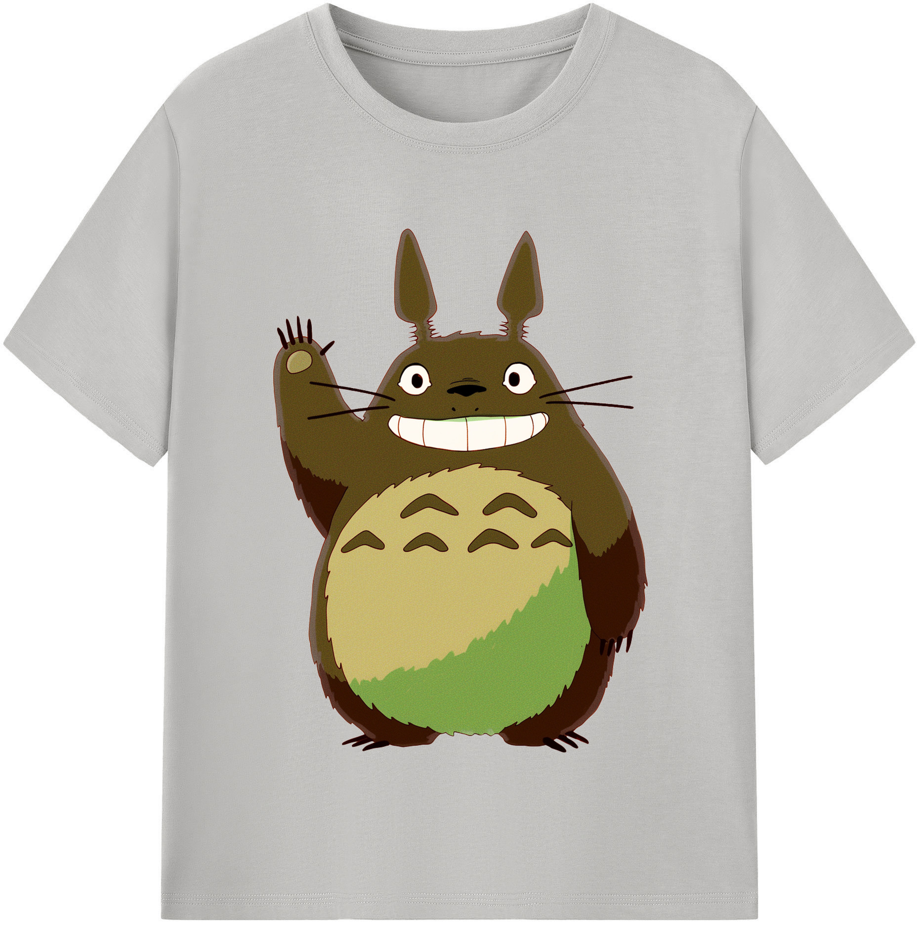 （画像用） となりのトトロ 草壁メイ 草壁サツキ My Neighbor Totoro Satsuki Kusakabe Mei Kusakabe 綿100％半袖Tシャツ（フロントプリント）