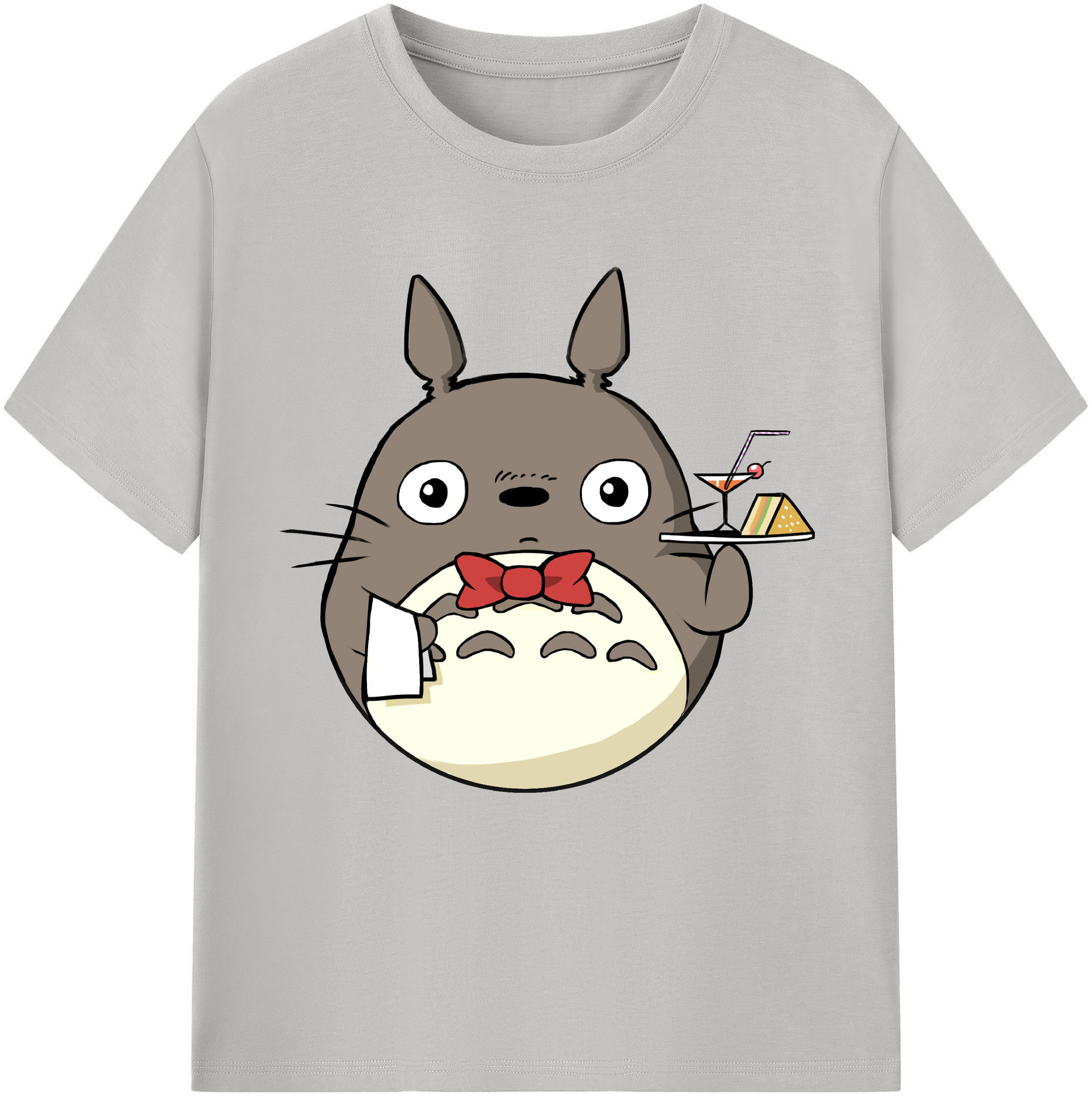 （画像用） となりのトトロ 草壁メイ 草壁サツキ My Neighbor Totoro Satsuki Kusakabe Mei Kusakabe 綿100％半袖Tシャツ（フロントプリント）