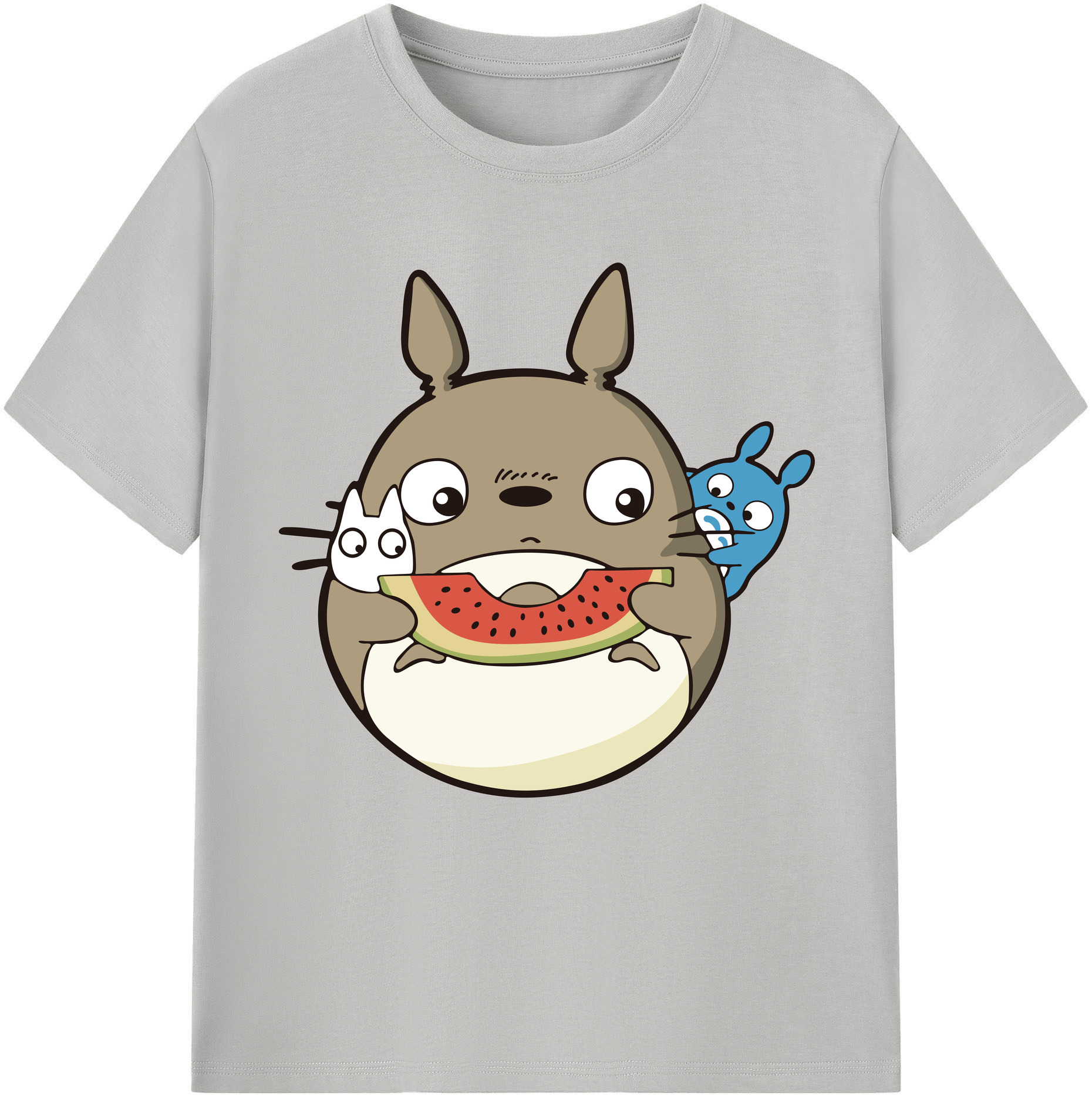 （画像用） となりのトトロ 草壁メイ 草壁サツキ My Neighbor Totoro Satsuki Kusakabe Mei Kusakabe 綿100％半袖Tシャツ（フロントプリント）