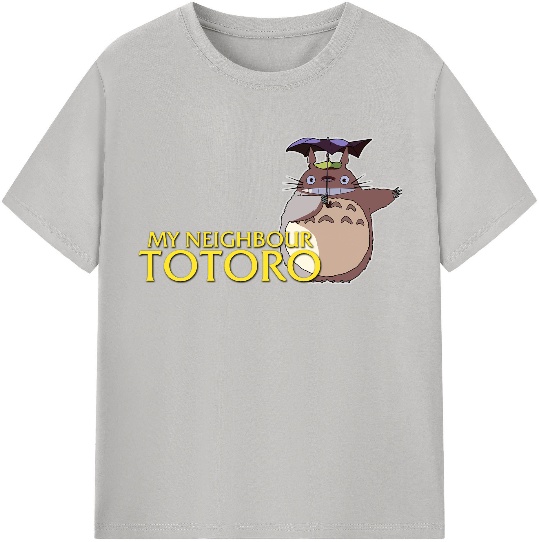 （画像用） となりのトトロ 草壁メイ 草壁サツキ My Neighbor Totoro Satsuki Kusakabe Mei Kusakabe 綿100％半袖Tシャツ（フロントプリント）