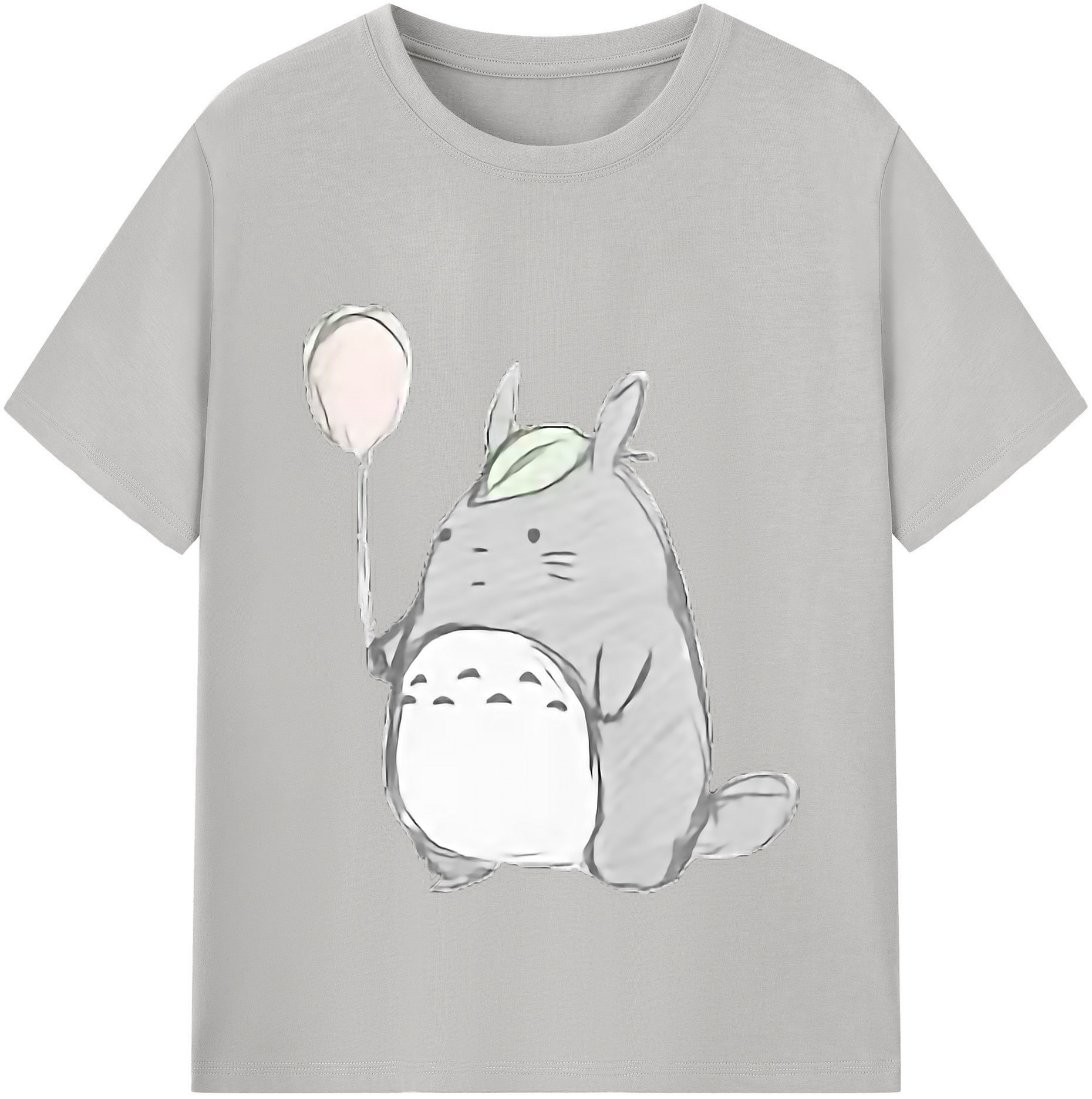 （画像用） となりのトトロ 草壁メイ 草壁サツキ My Neighbor Totoro Satsuki Kusakabe Mei Kusakabe 綿100％半袖Tシャツ（フロントプリント）