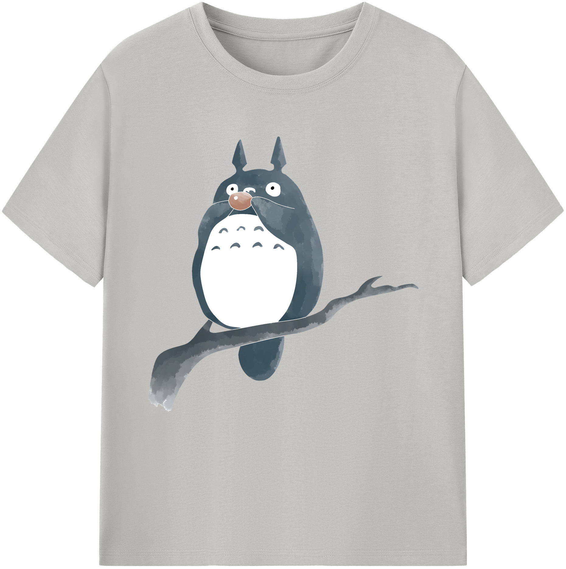 （画像用） となりのトトロ 草壁メイ 草壁サツキ My Neighbor Totoro Satsuki Kusakabe Mei Kusakabe 綿100％半袖Tシャツ（フロントプリント）