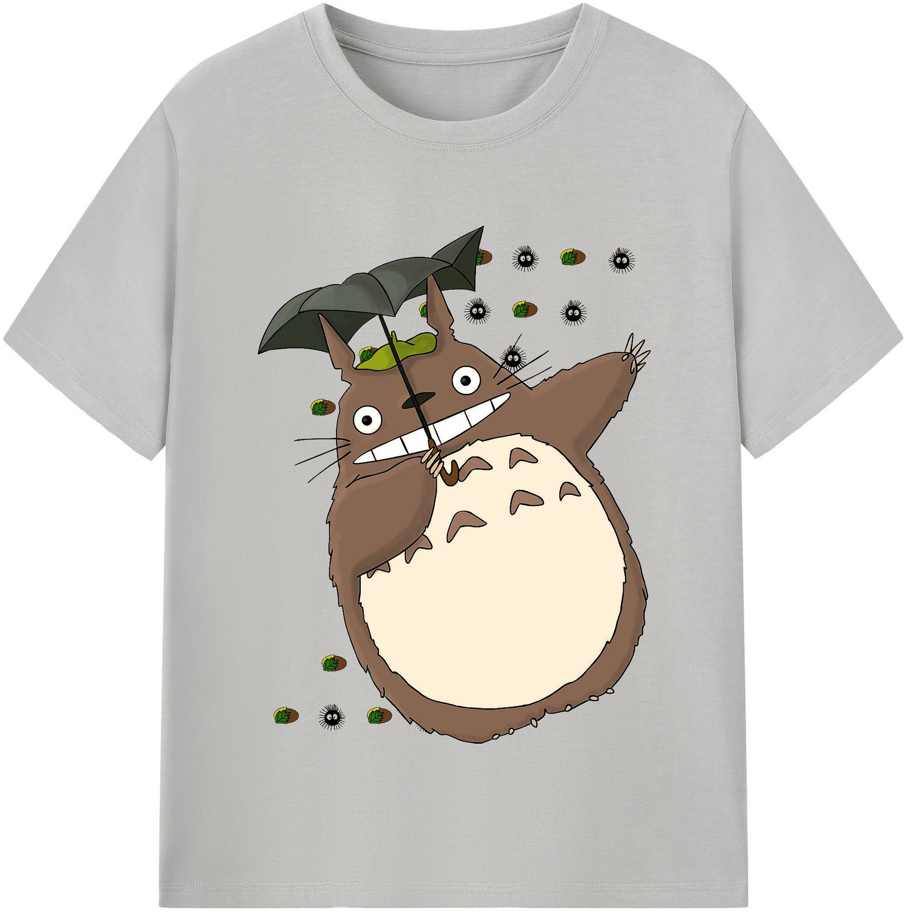 （画像用） となりのトトロ 草壁メイ 草壁サツキ My Neighbor Totoro Satsuki Kusakabe Mei Kusakabe 綿100％半袖Tシャツ（フロントプリント）