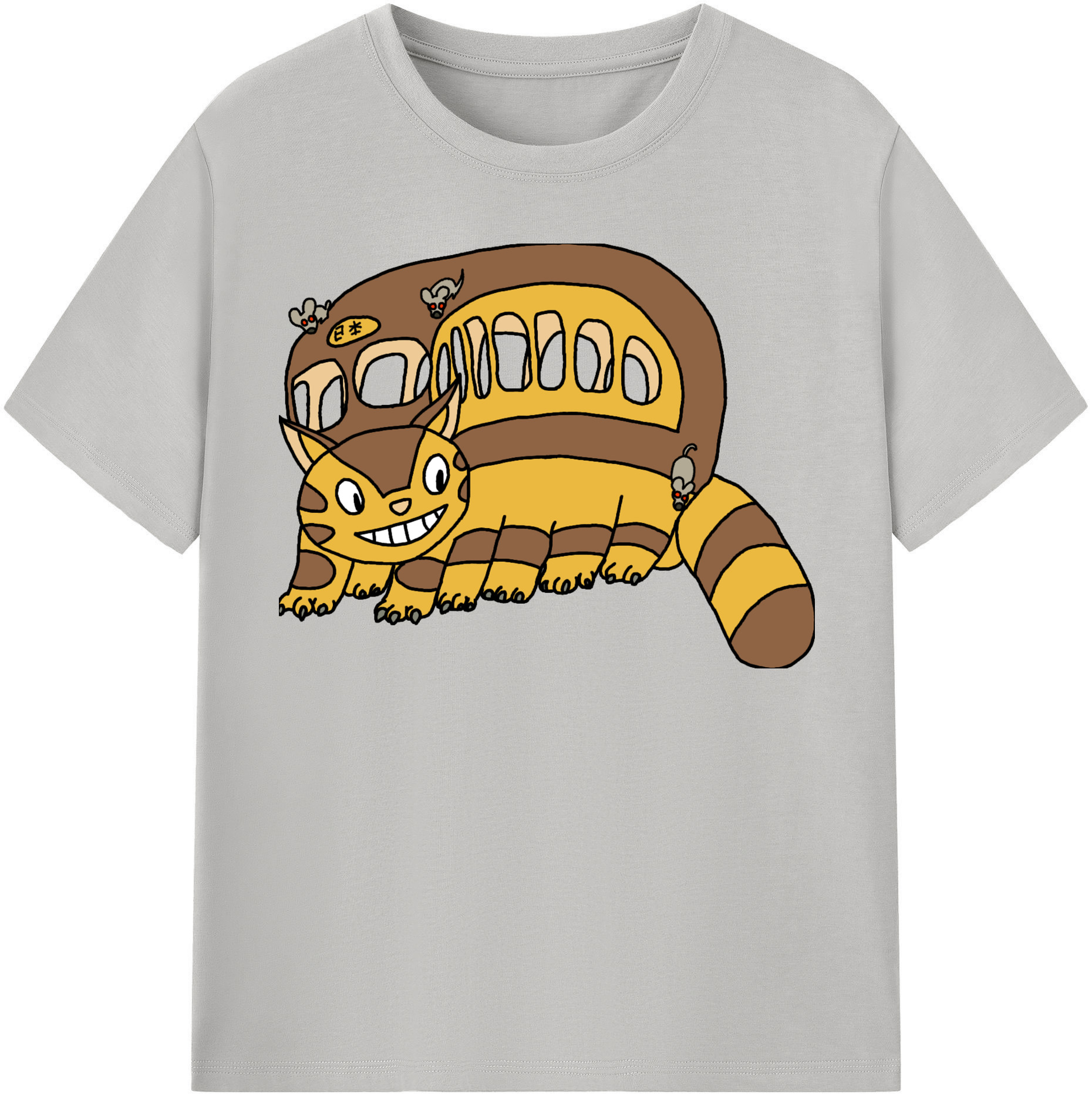 （画像用） となりのトトロ 草壁メイ 草壁サツキ My Neighbor Totoro Satsuki Kusakabe Mei Kusakabe 綿100％半袖Tシャツ（フロントプリント）