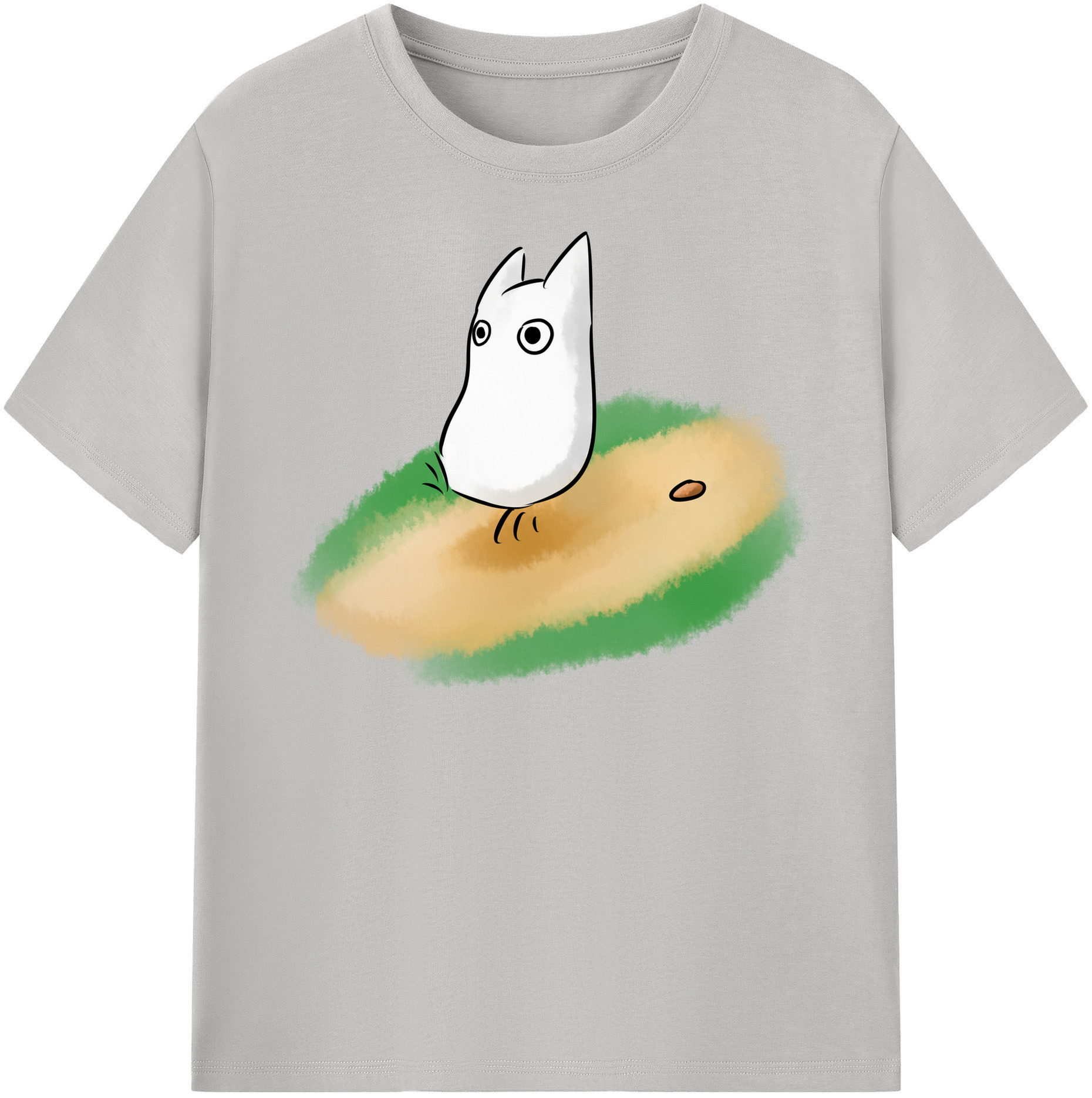 （画像用） となりのトトロ 草壁メイ 草壁サツキ My Neighbor Totoro Satsuki Kusakabe Mei Kusakabe 綿100％半袖Tシャツ（フロントプリント）