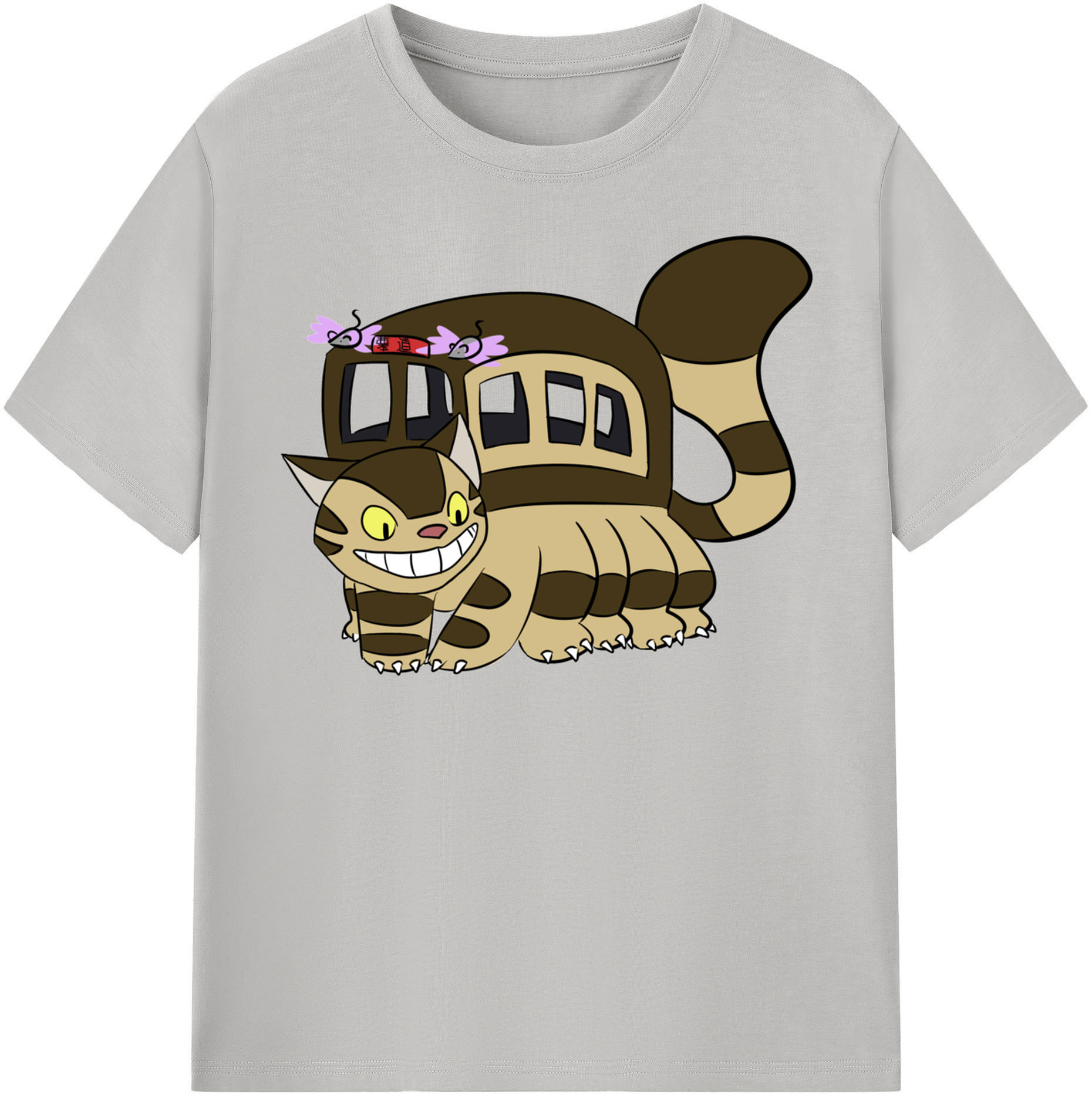 （画像用） となりのトトロ 草壁メイ 草壁サツキ My Neighbor Totoro Satsuki Kusakabe Mei Kusakabe 綿100％半袖Tシャツ（フロントプリント）