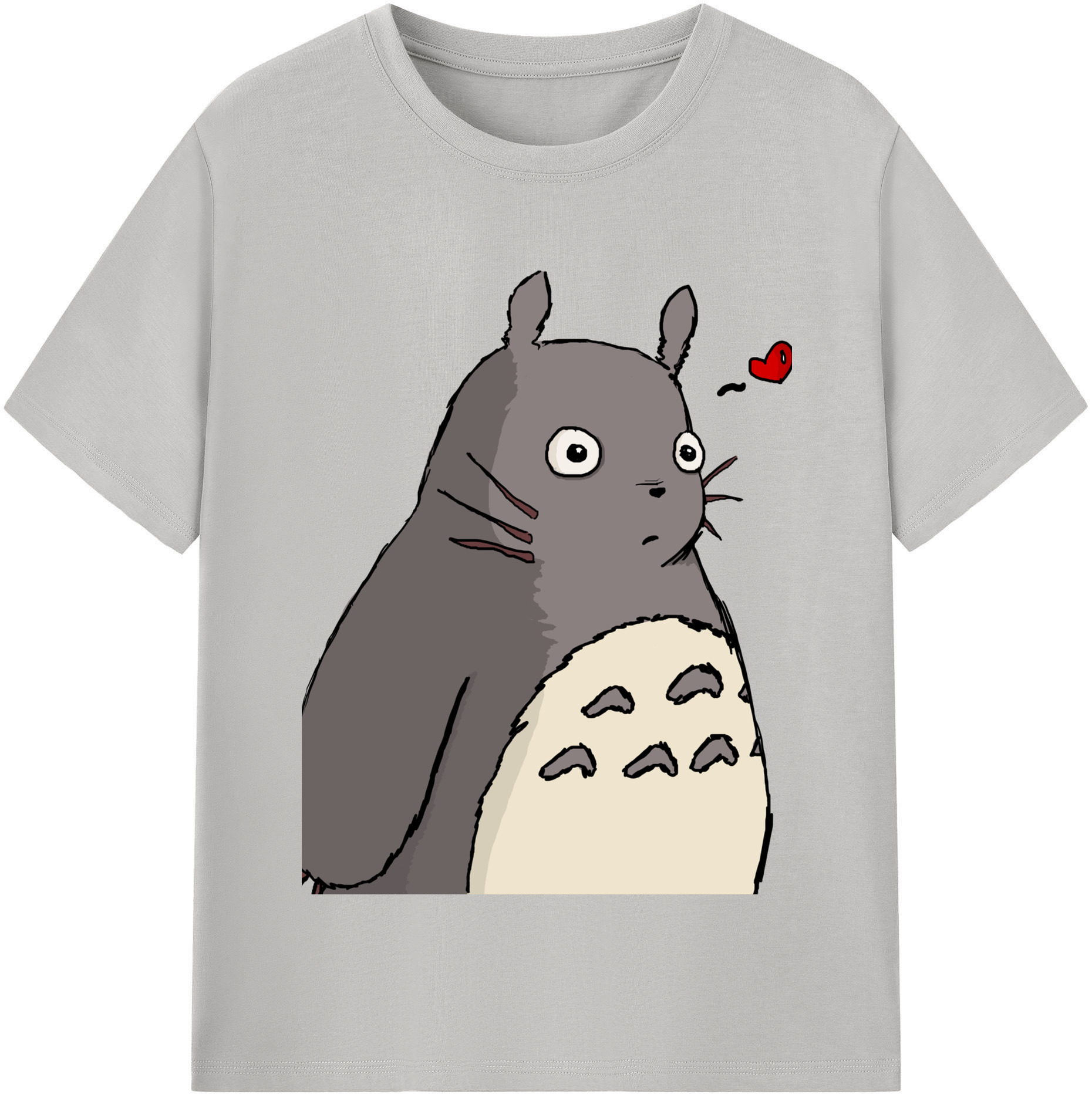 （画像用） となりのトトロ 草壁メイ 草壁サツキ My Neighbor Totoro Satsuki Kusakabe Mei Kusakabe 綿100％半袖Tシャツ（フロントプリント）