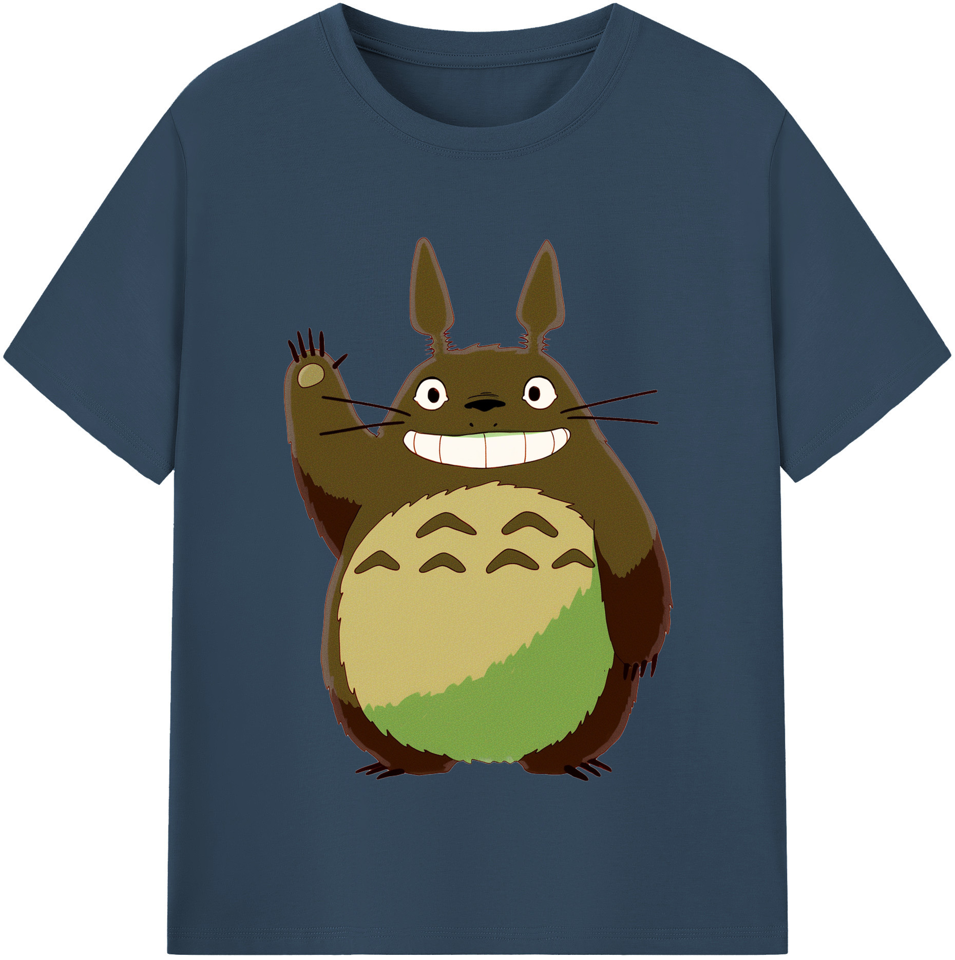 （画像用） となりのトトロ 草壁メイ 草壁サツキ My Neighbor Totoro Satsuki Kusakabe Mei Kusakabe 綿100％半袖Tシャツ（フロントプリント）